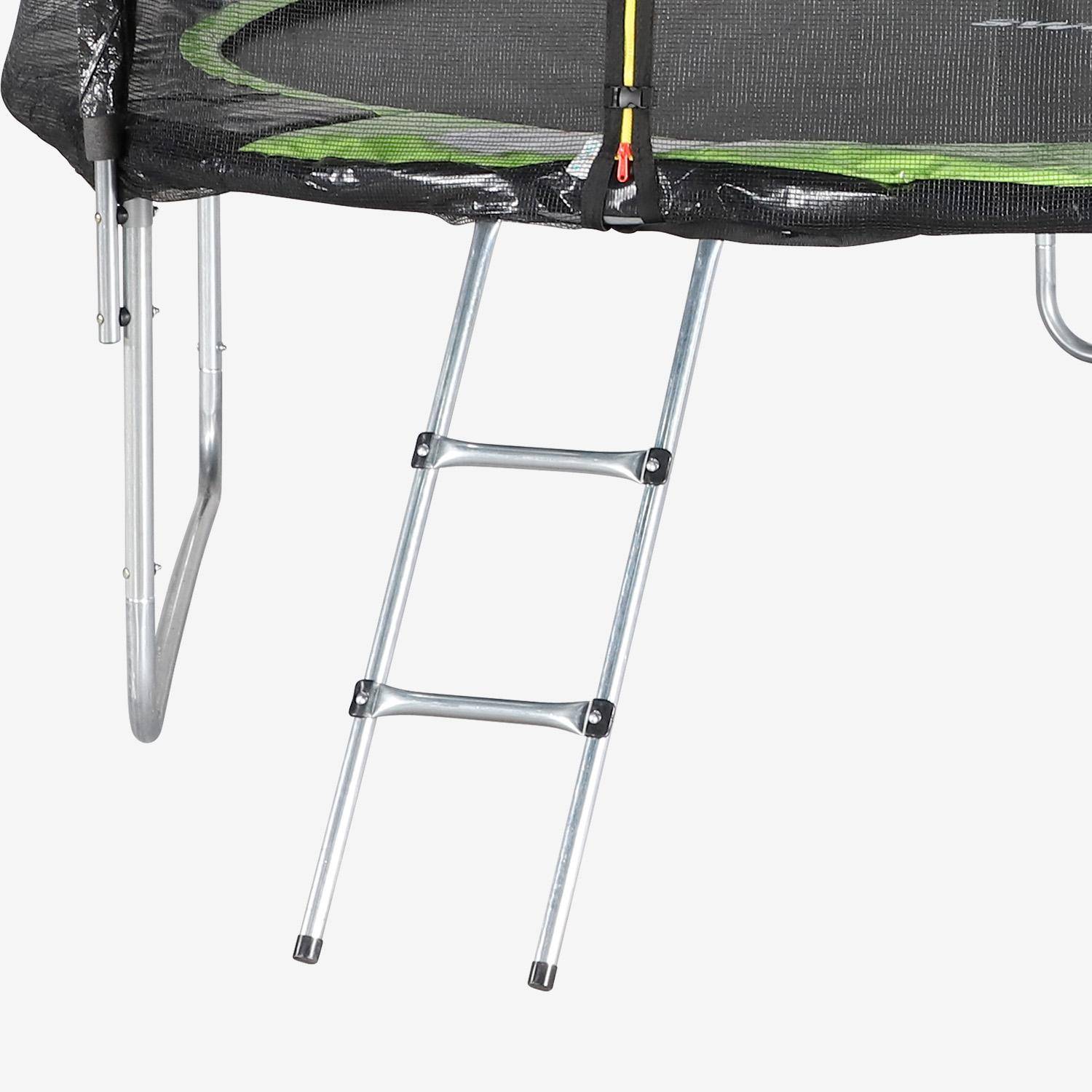 Cama elástica 305cm con pack de accesorios, Mars XXL, Verde, 303x303x78 cm Photo4