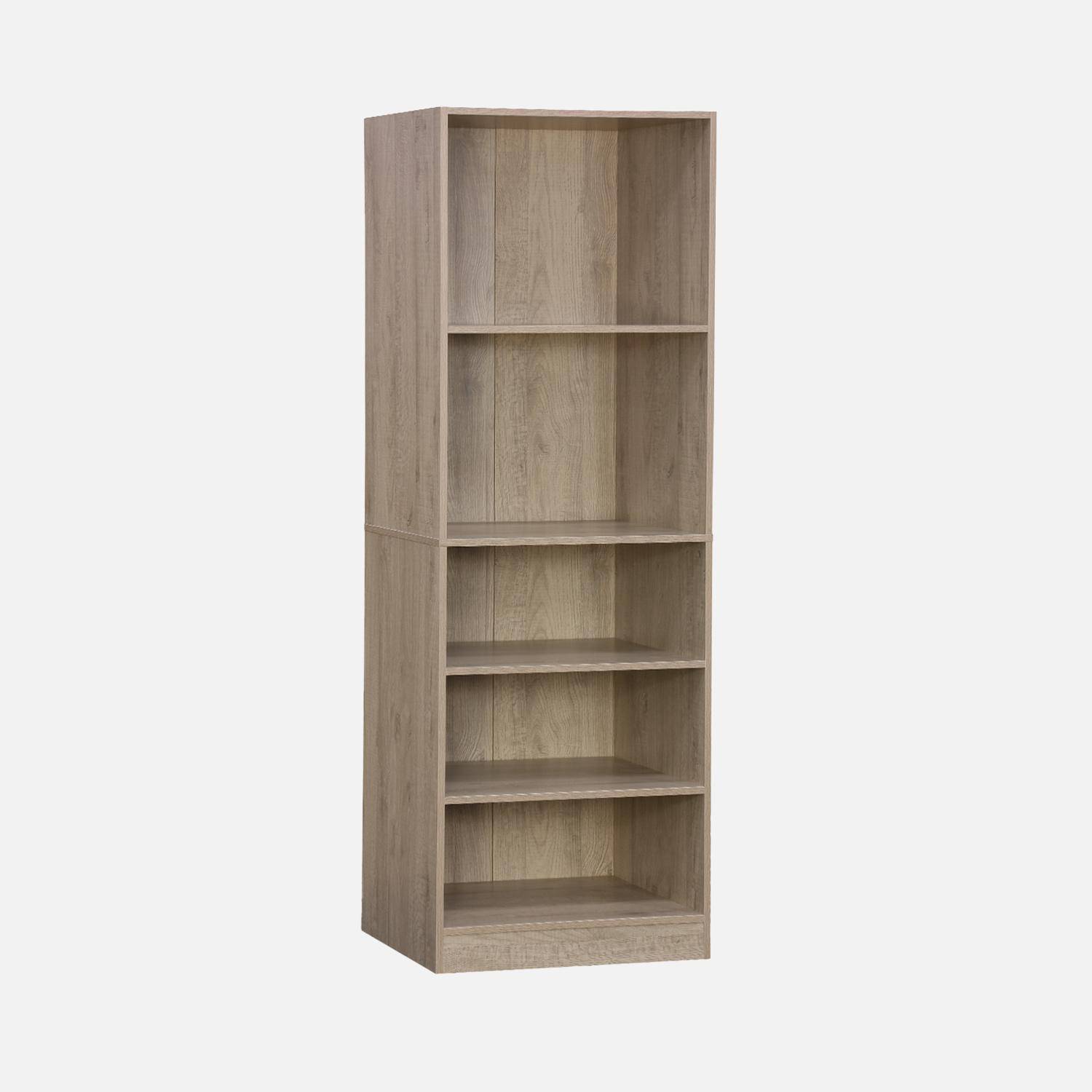 Vestidor Módulo de 2 elementos, Modulo, Natural, 120x45x180 cm Photo3