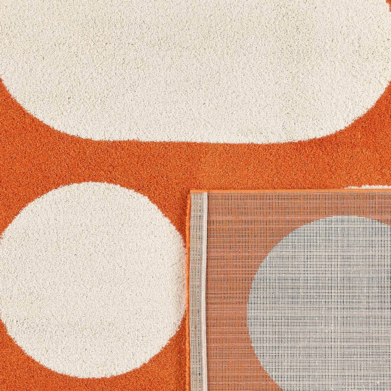 Tappeto da interno motivo moderno, arancione, Joyce, Arancione, 160x120x2 cm Photo3