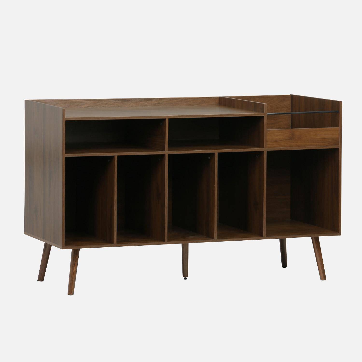 Mebel na winyle w stylu vintage z efektem drewna, Nepal, dł. 130 x gł. 50 x wys. 80 cm,sweeek,Photo4