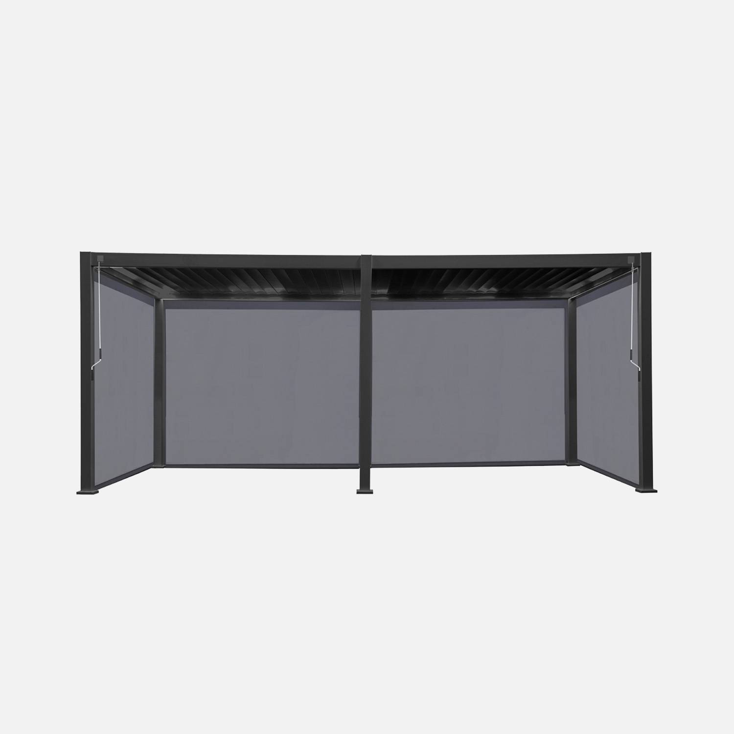 m*t様 UNIVERSAL PRODUCTS Sunbrella Mac Co Seitliche Markise 3m für bioklimatische Pergola Triomphe anthrazit