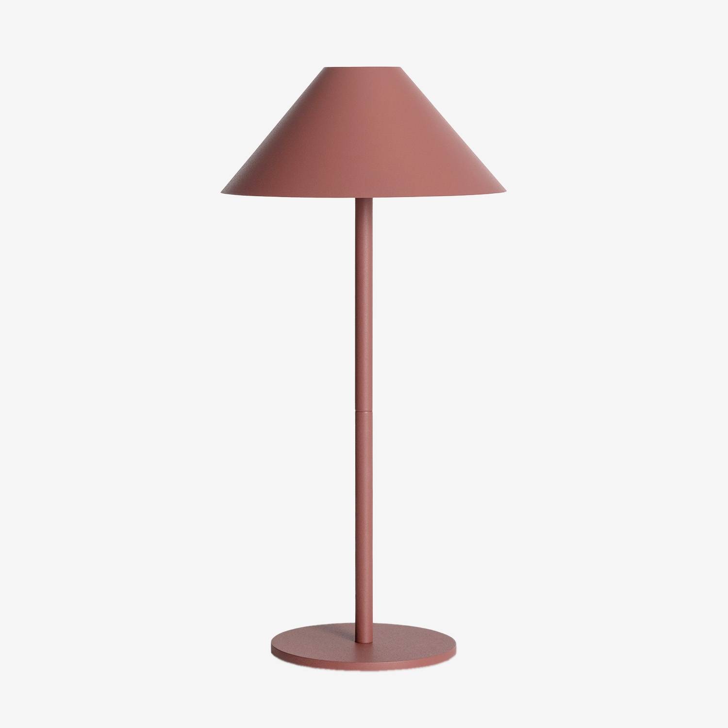 Lampe à poser intérieur/extérieur LED sans fil terracotta