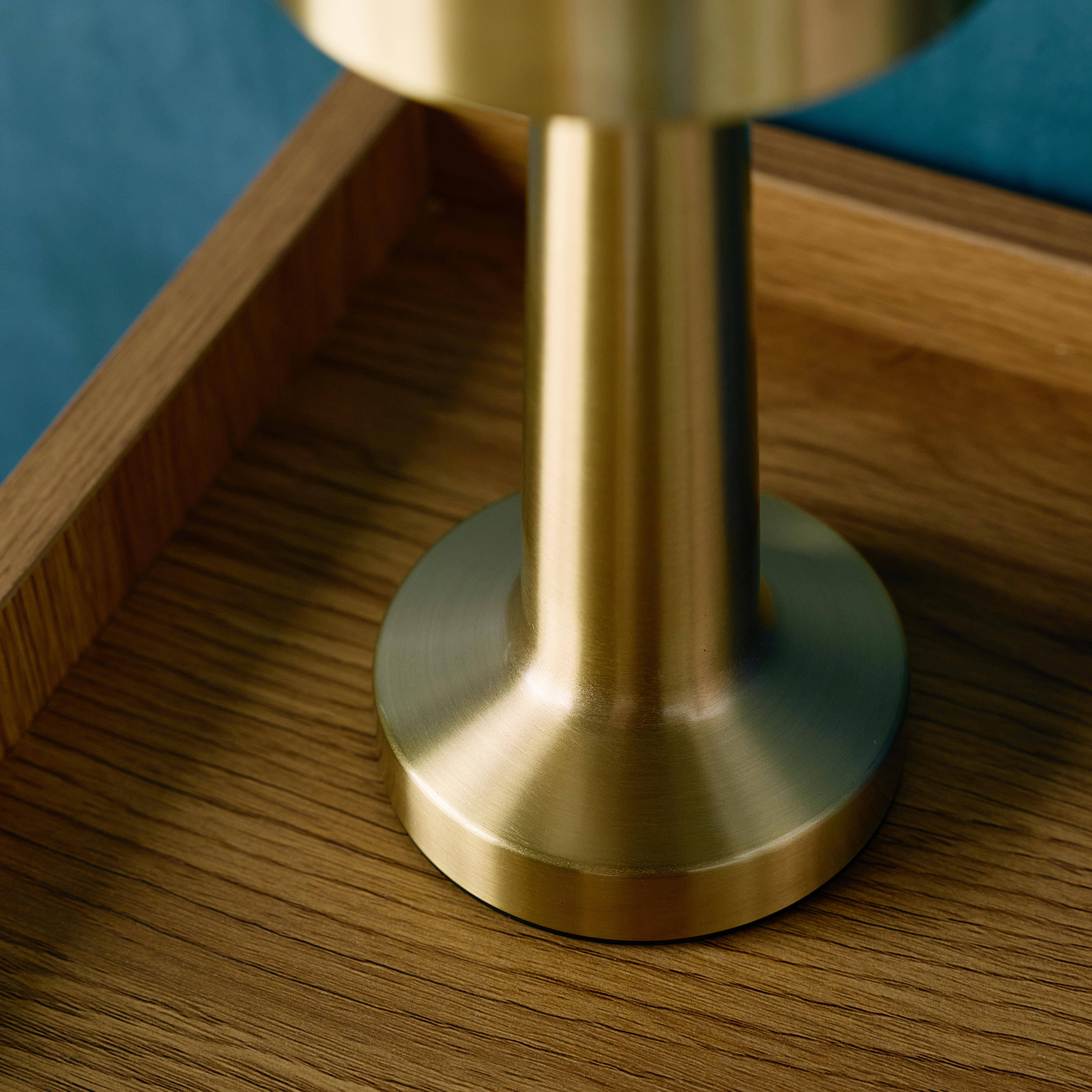 Lampe de table intérieur LED métal doré Ø9cm David,sweeek,Photo4
