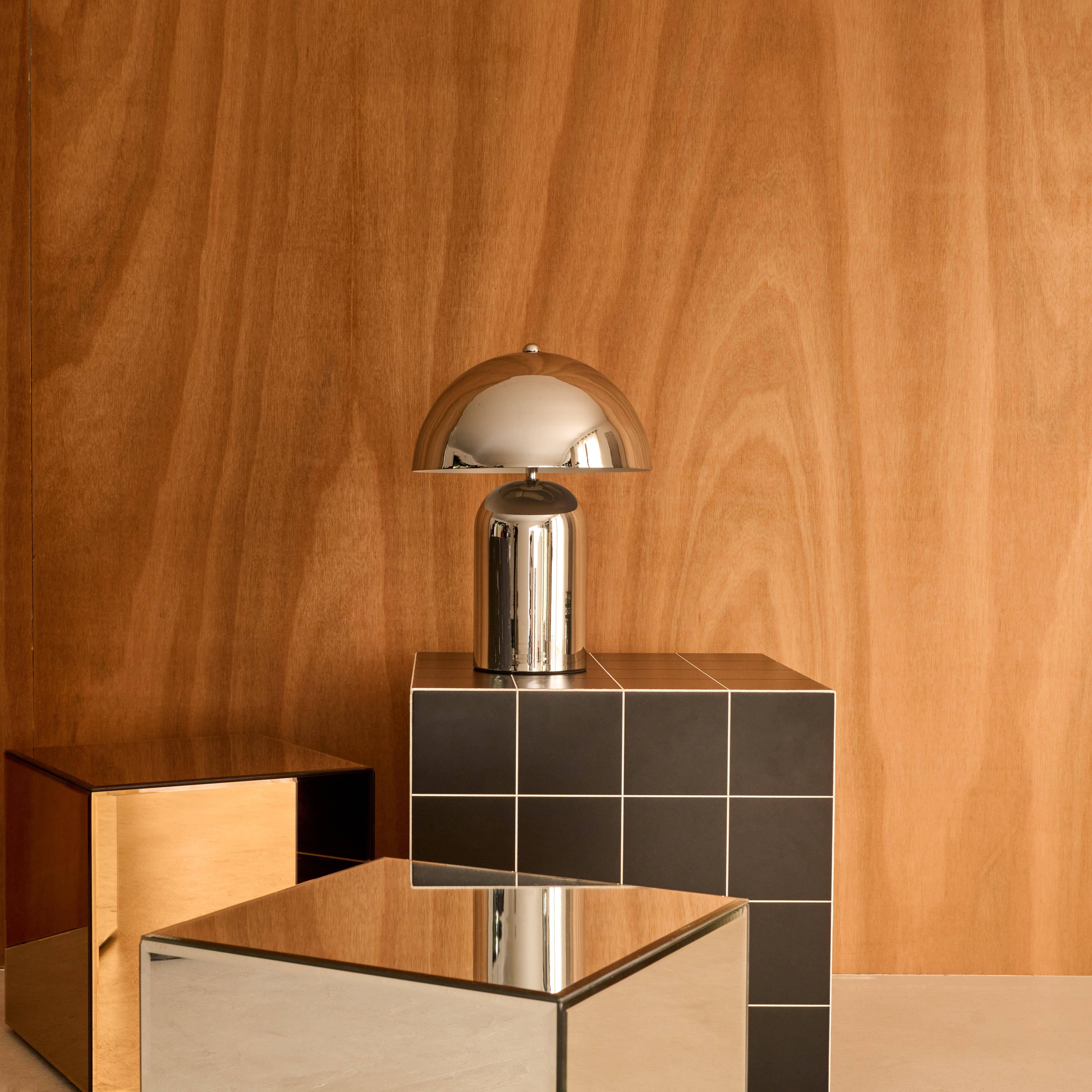 Lampa stołowa do wnętrza, metal chromowany Ø 25 cm - Marco,sweeek,Photo3