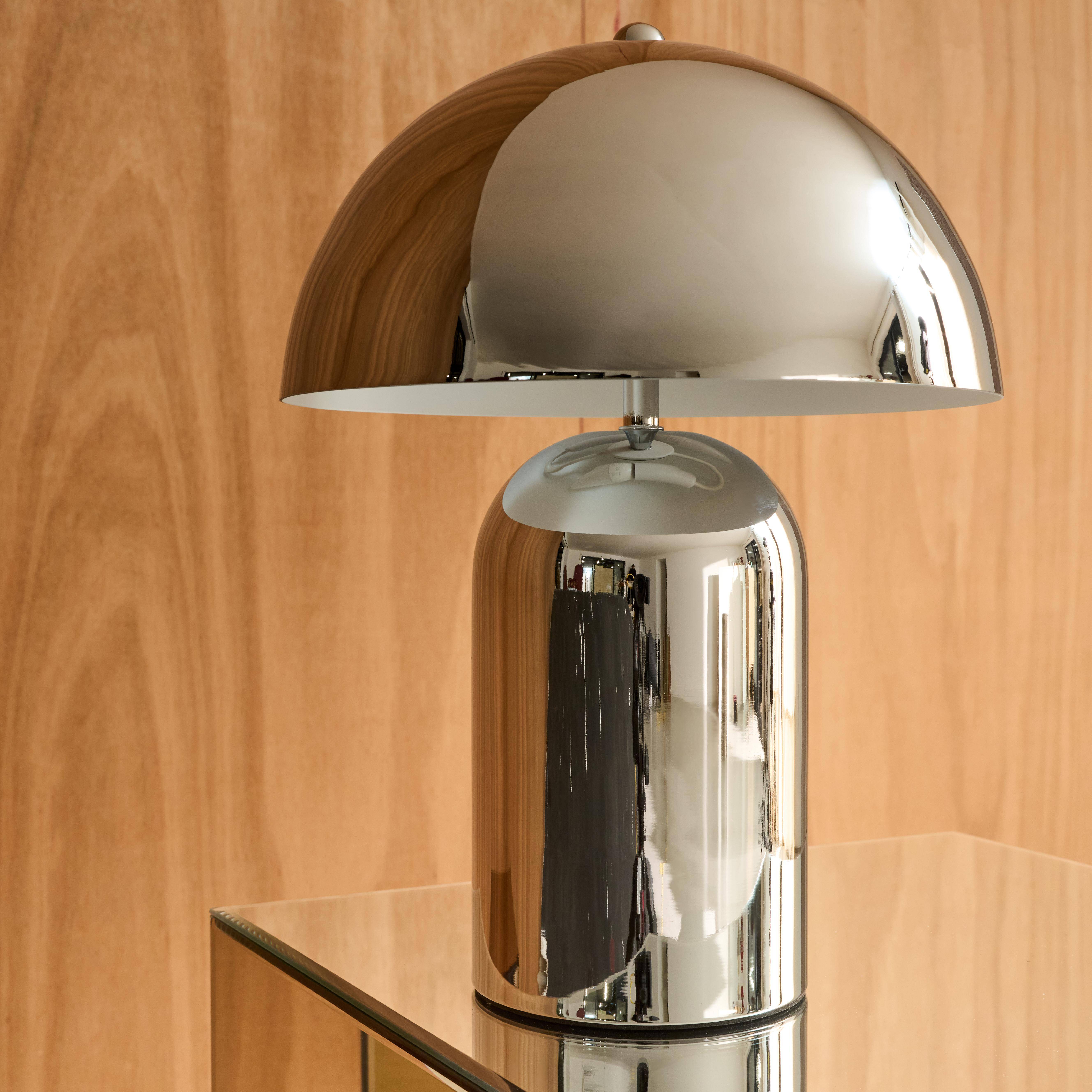 Lampa stołowa do wnętrza, metal chromowany Ø 25 cm - Marco,sweeek,Photo4