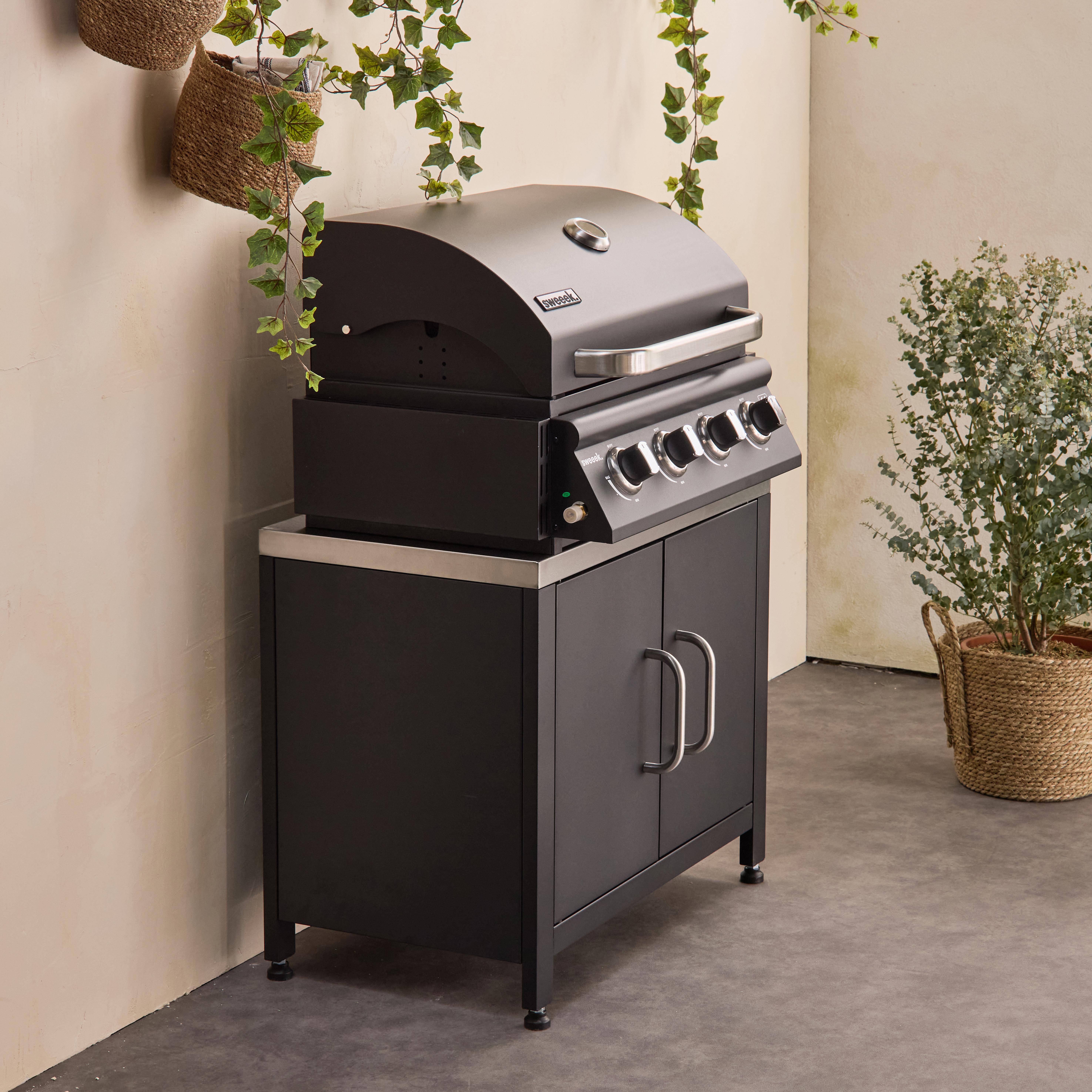 Coperture Per Bruciatore In Acciaio Inox Da 36,5 X 12 Cm | Set Da 4 Pezzi | Proteggi I Fornelli Con Stile E Durata