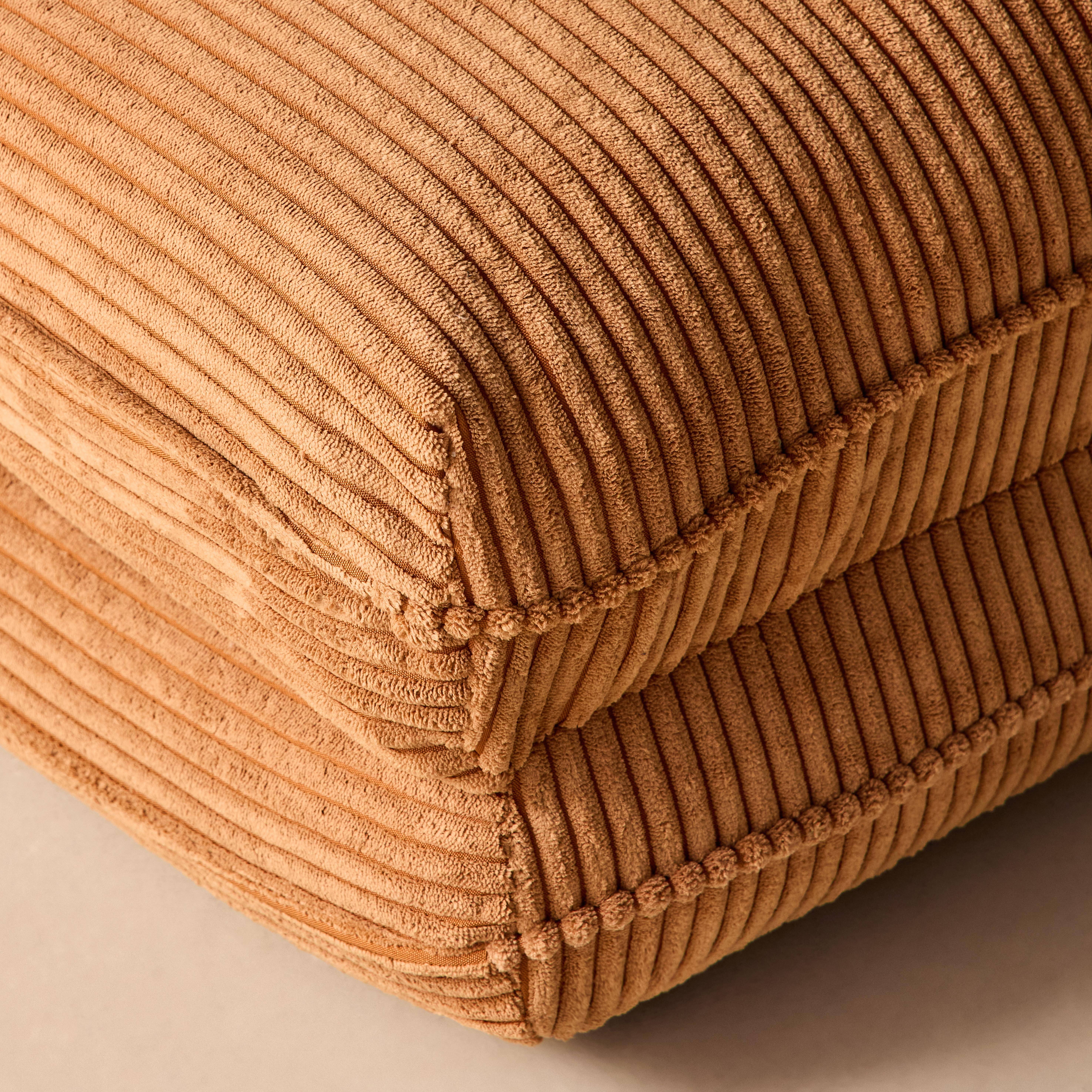Slaapfauteuil 1 persoons loungestoel corduroy camel - Cosy,sweeek,Photo4
