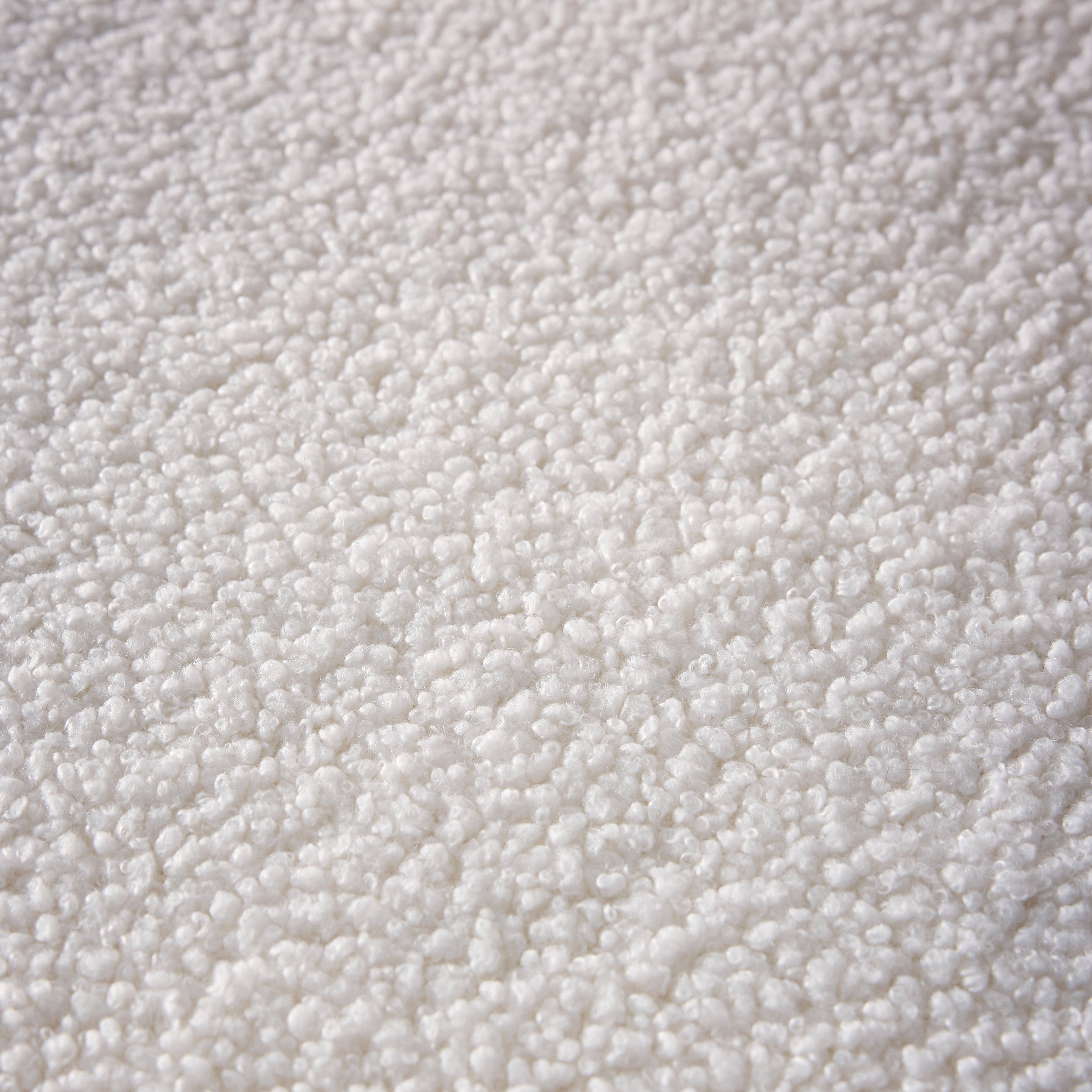 Sillón convertible borreguito base de madera, 1 plaza, Guest, Crema, 191x77x83 cm Photo5