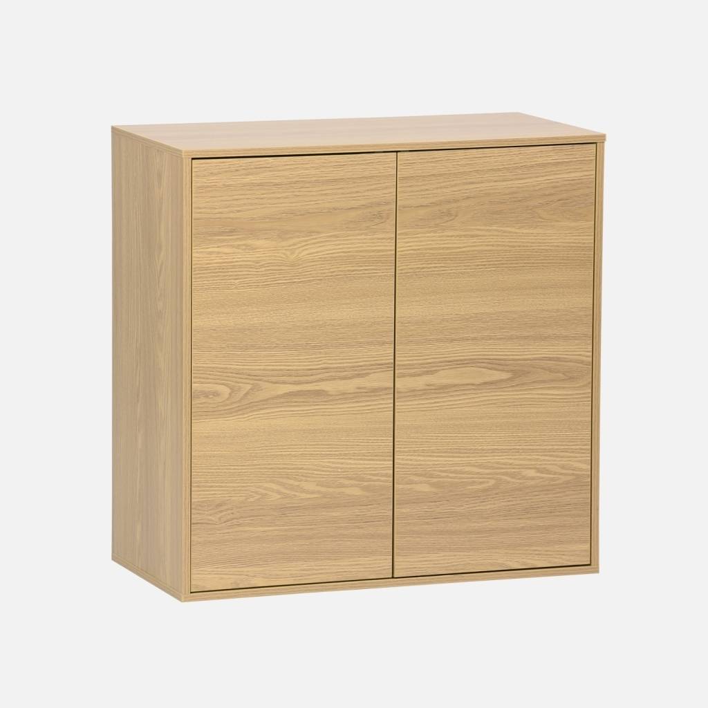 Modulo di stoccaggio con 2 ante, 70cm, Quercia