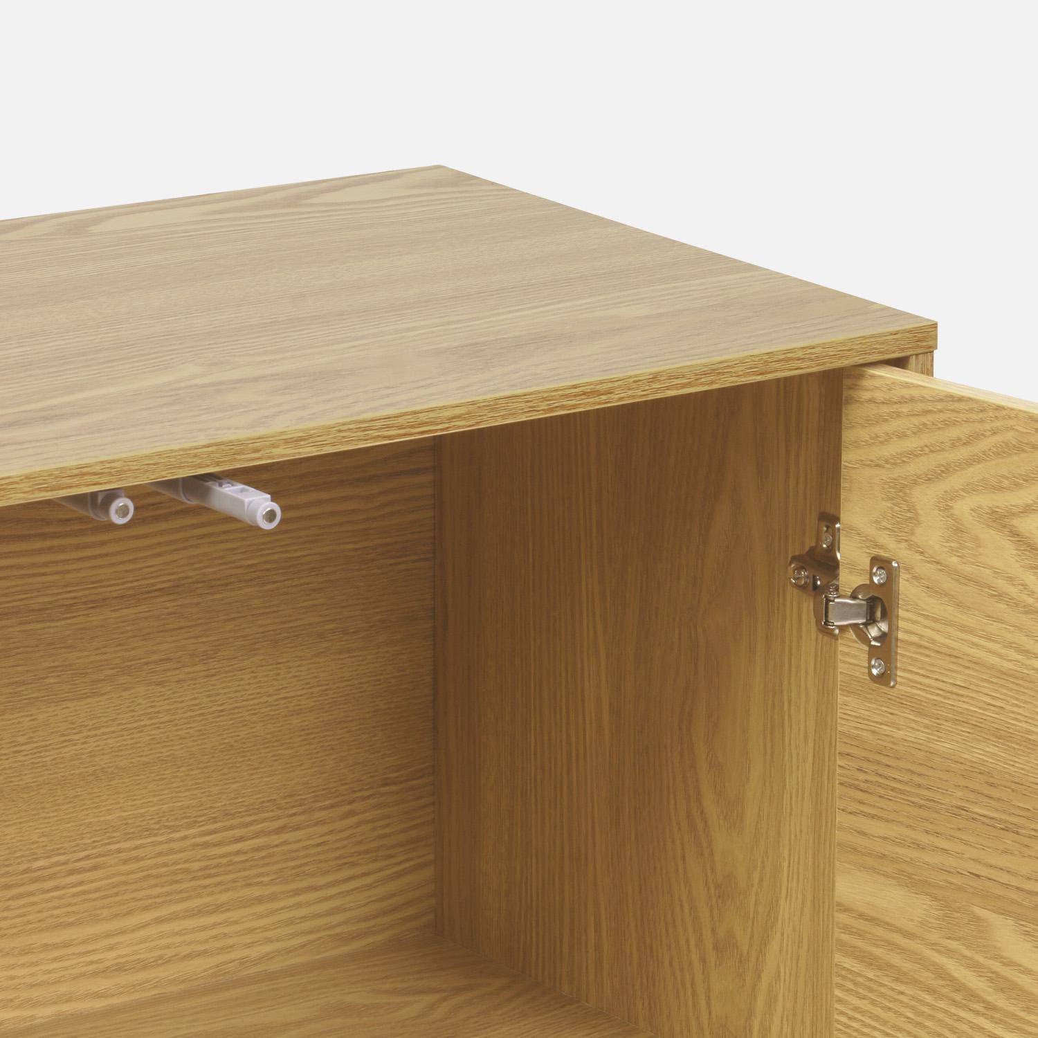 Módulo de almacenamiento con 2 puertas, 70cm, Kompo, Roble, 70x35x70 cm Photo5