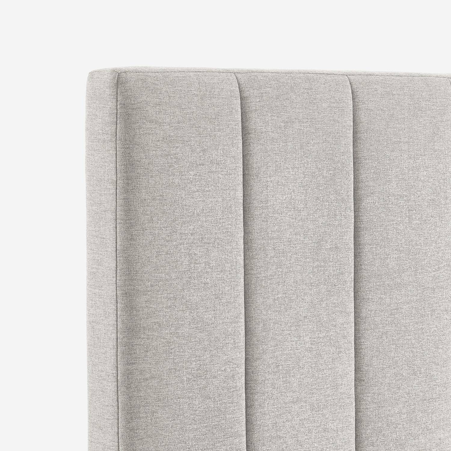 Cabezal revestimiento tela, 170cm, Cole, Gris claro, 170x8x105 cm,sweeek,Photo3
