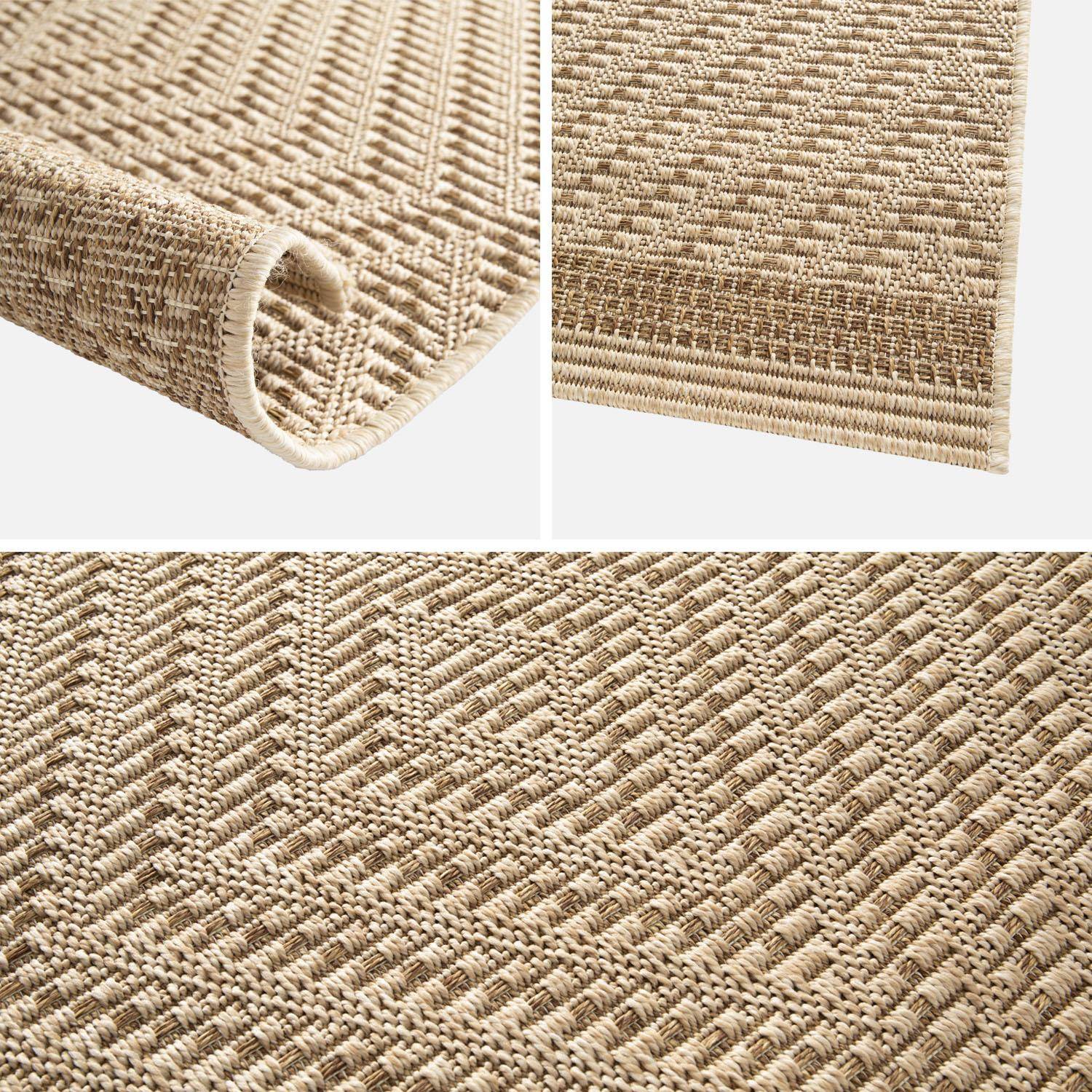 Teppich für In-/Outdoor mit Jute-Look, naturfarben 160x230 cm - Douglas,sweeek,Photo4