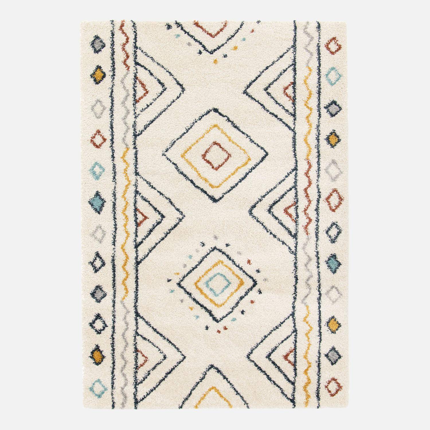 Alfombra interior diseño bereber multicolor, Ralph, 230x160x3 cm Photo2
