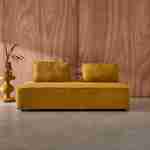 Fauteuil boucléstof 2-zits mosterd L 180 x D 90 x H 74cm - Bao Photo1 Fauteuil boucléstof 2-zits mosterd L 180 x D 90 x H 74cm - Bao Photo1