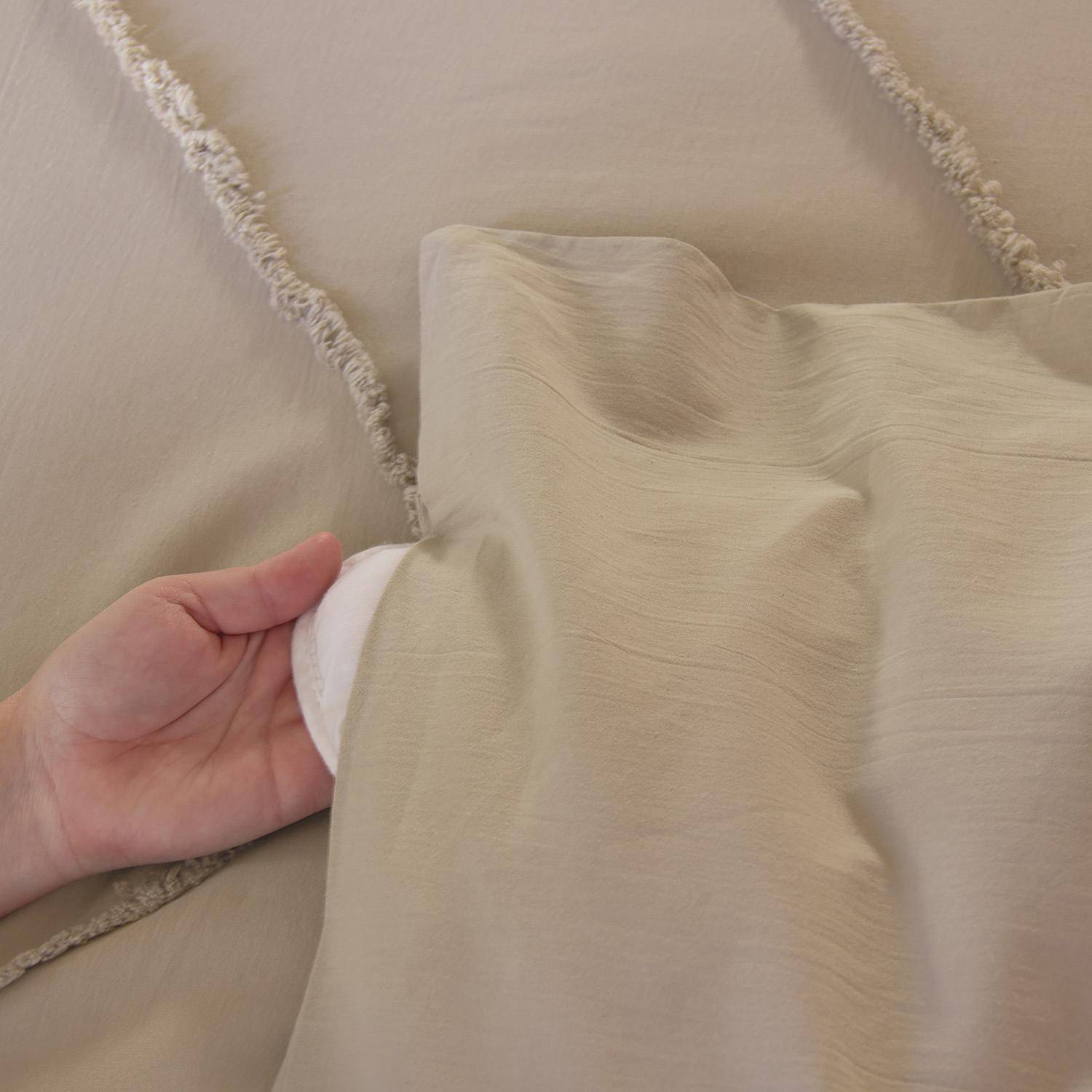 Juego de cama de algodón de 2 plazas rosa, Ariane, 240x260x0.5 cm,sweeek,Photo4