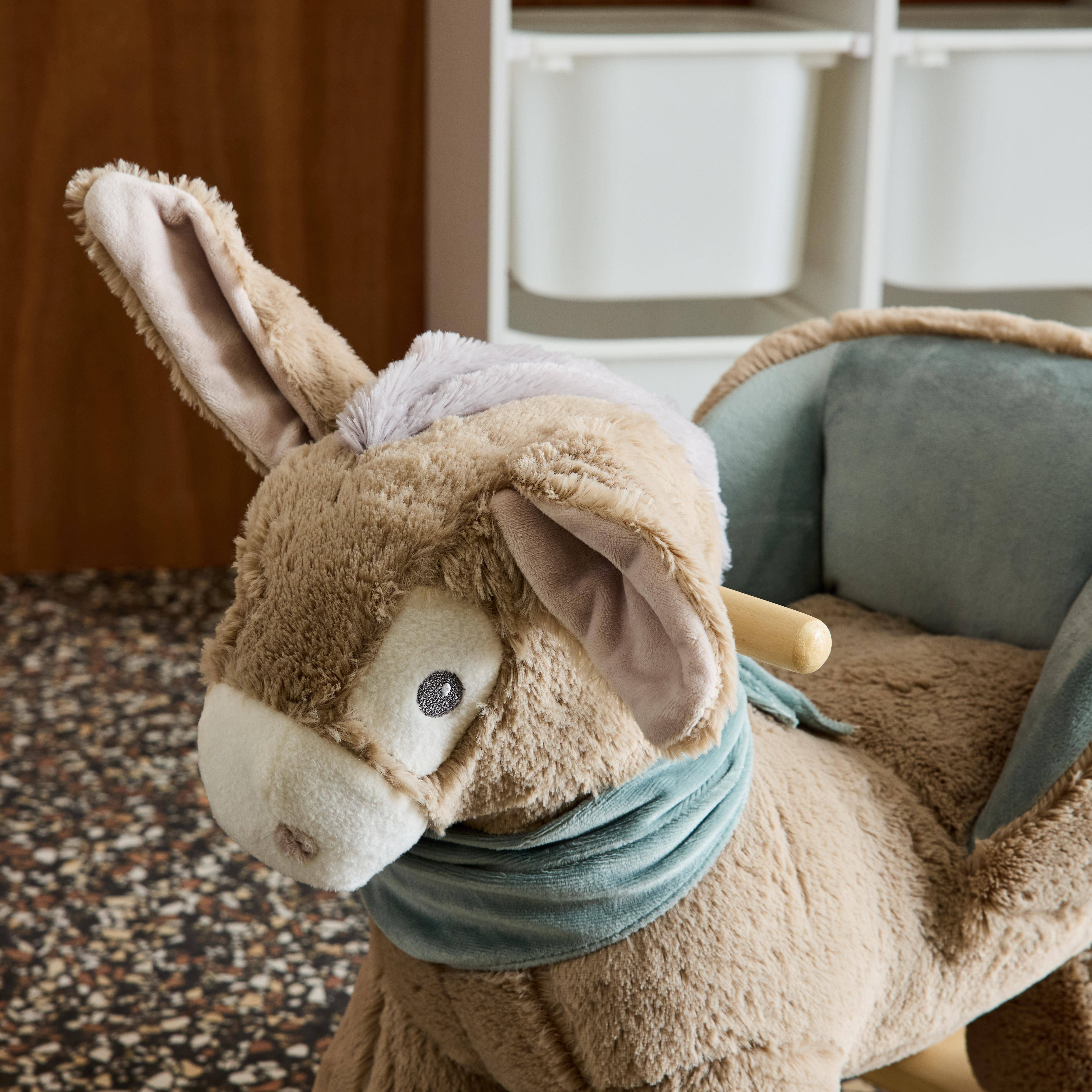 Sedia a dondolo asino per bambini Bianco - 68x30x50.5 cm,sweeek,Photo2