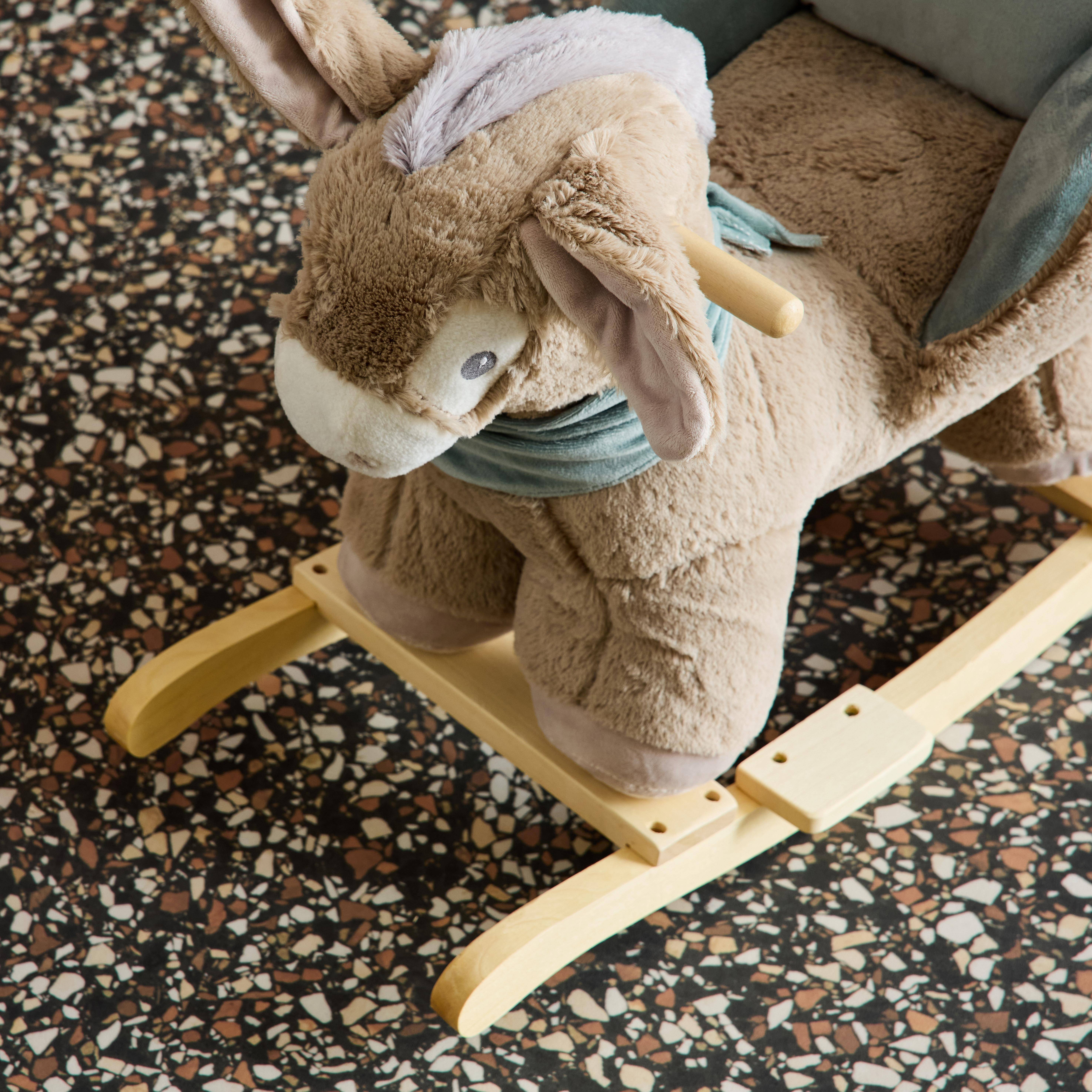 Sedia a dondolo asino per bambini Bianco - 68x30x50.5 cm,sweeek,Photo3