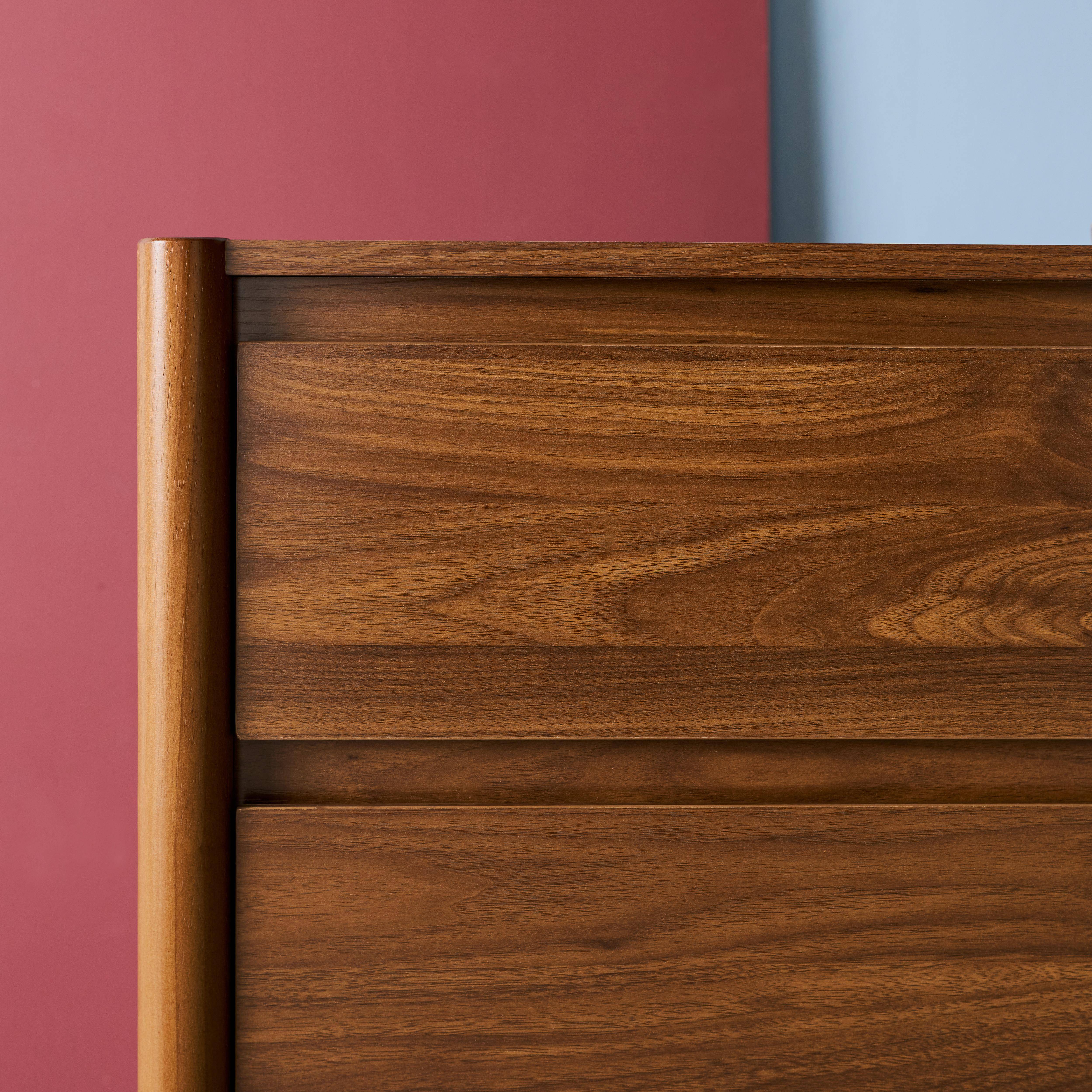 Comò decorazione legno 6 cassetti Noce - 120x42x78 cm,sweeek,Photo7