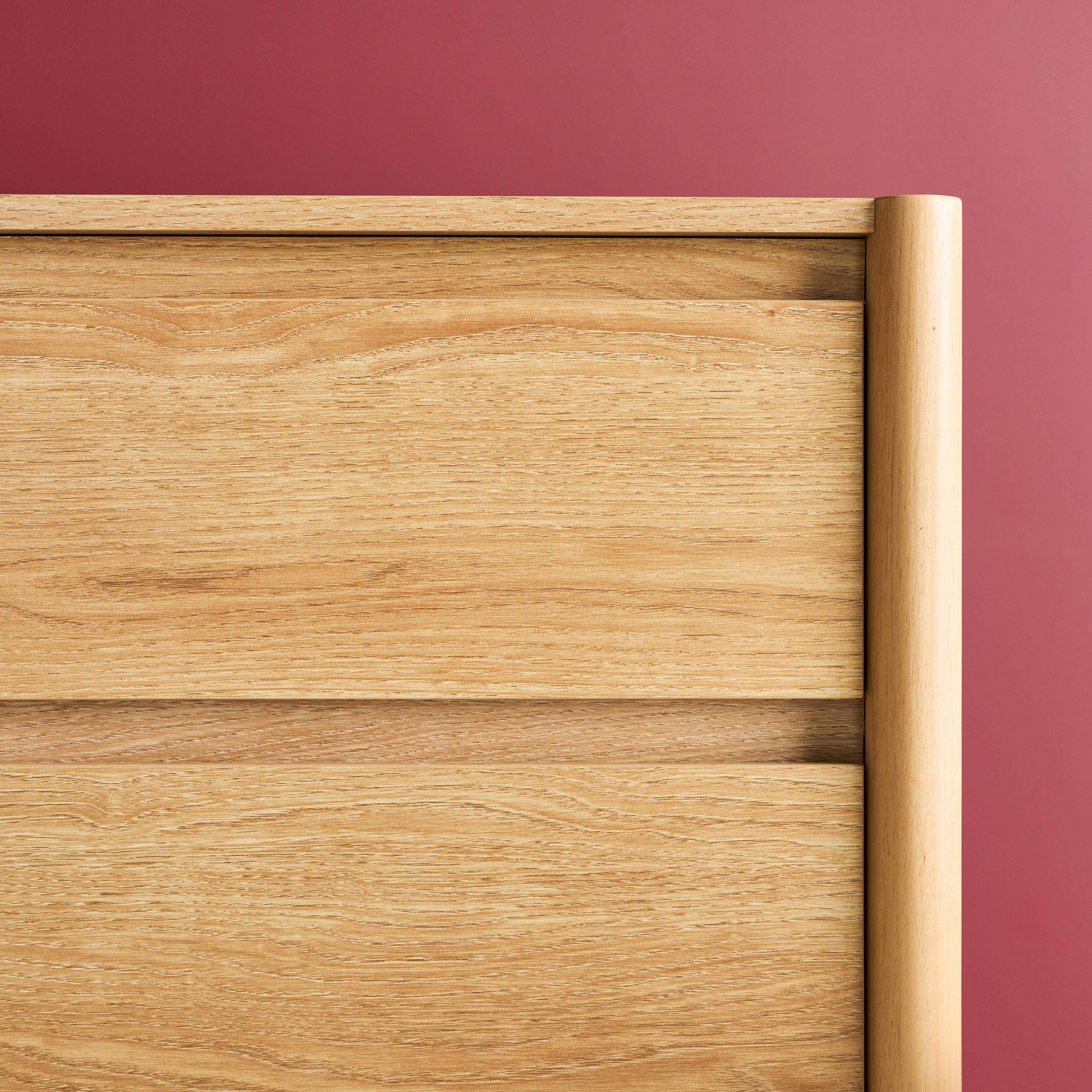 Komoda w kolorze naturalnego drewna, 6 szuflad, 120cm - 120 x 42 x 78,5 cm - Harmony Photo5