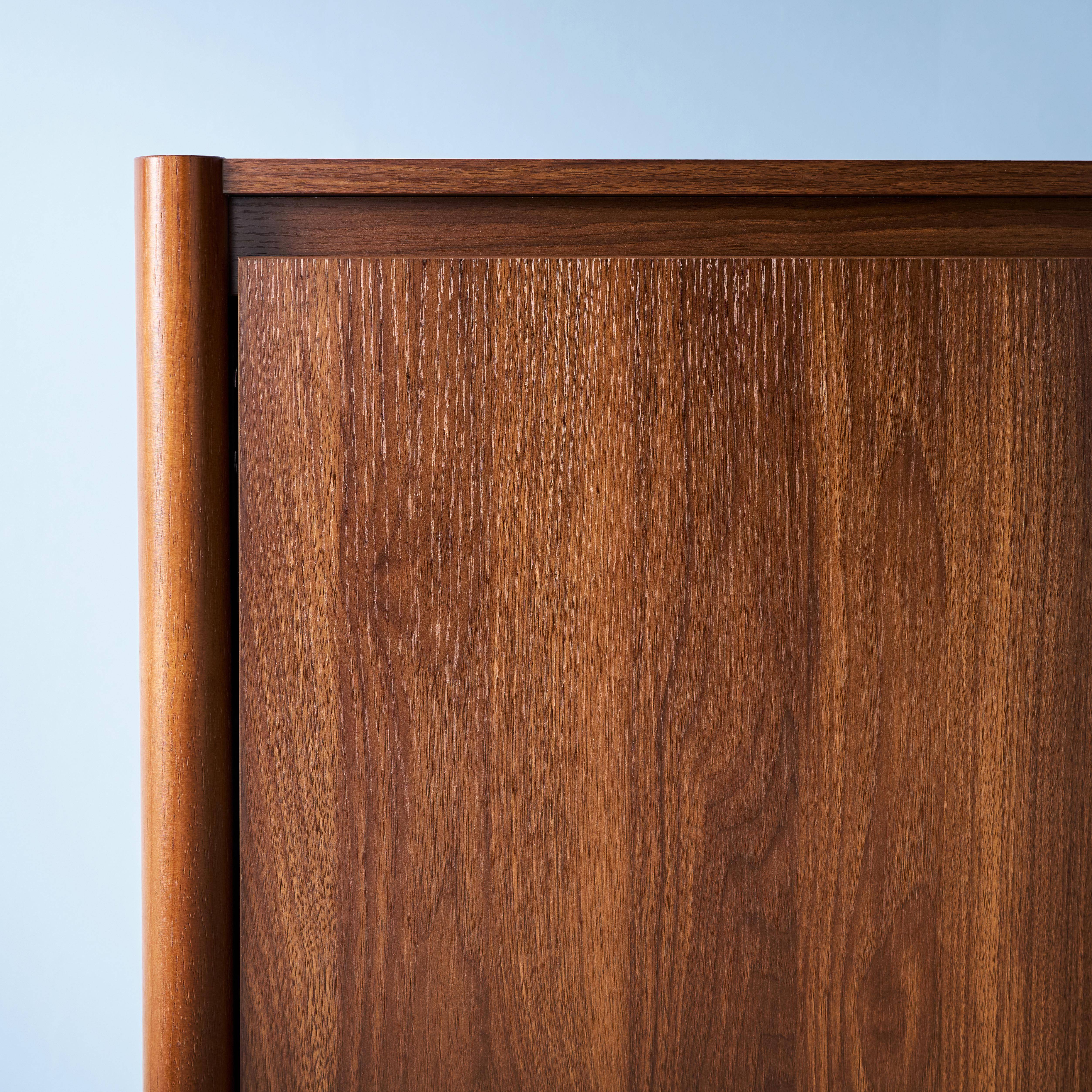 Aparador con 2 puertas y 3 cajones, 150cm, Harmony, Nogal, 150x42x78 cm,sweeek,Photo7