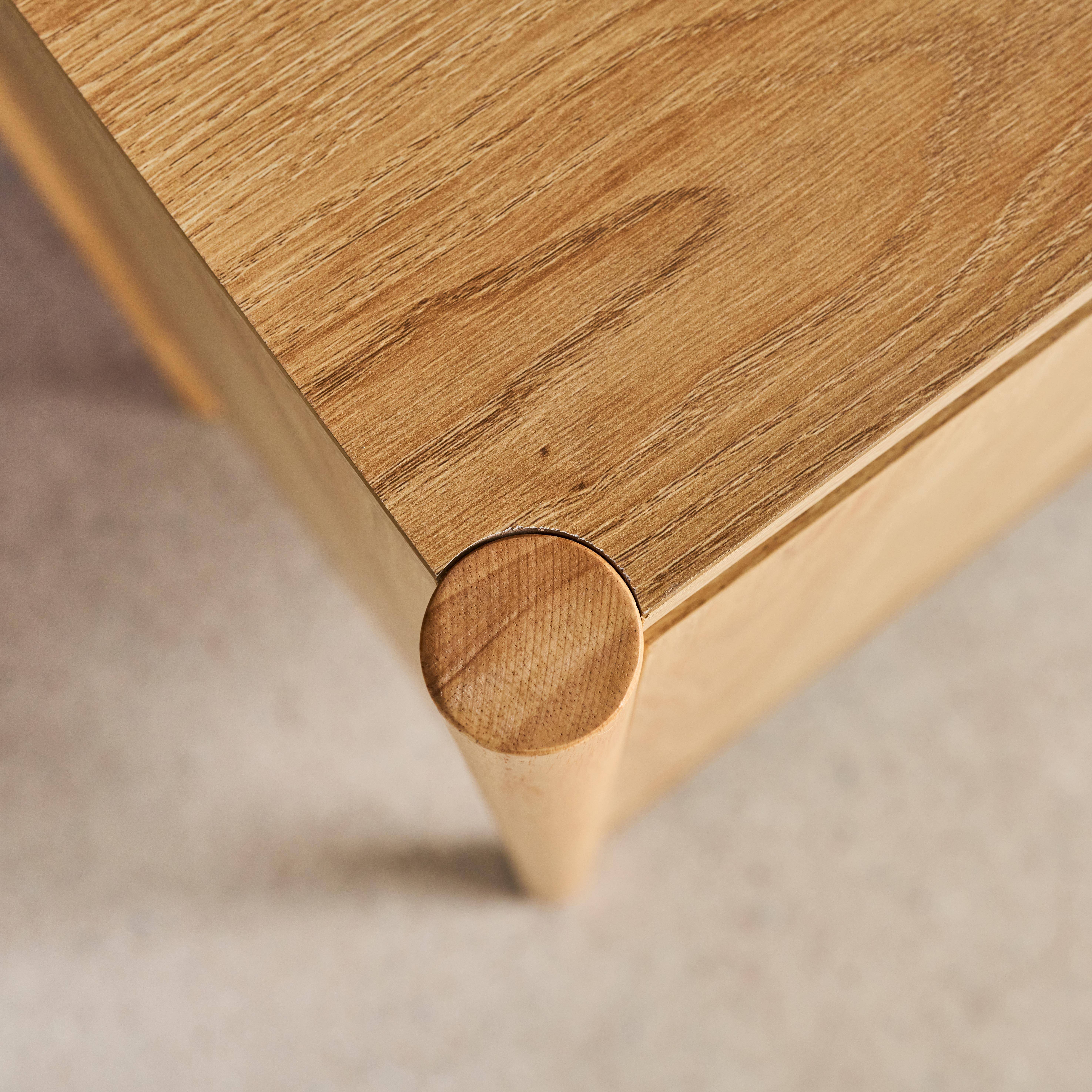 Aparador de 2 portas e 3 gavetas, 150cm, Harmony, Natural, 150x42x78 cm,sweeek,Photo4