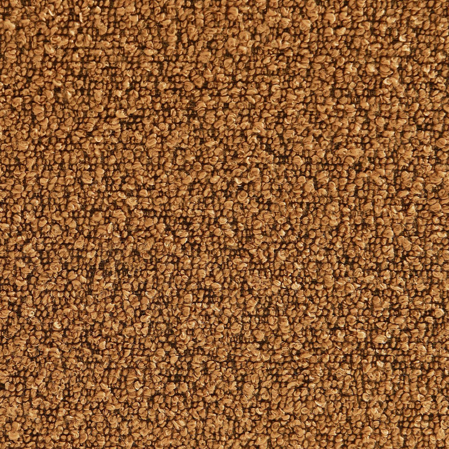 Poltrona convertibile 2 posti bouclé strutturata, Fleeep, Mostarda, 200x120x66 cm,sweeek,Photo6