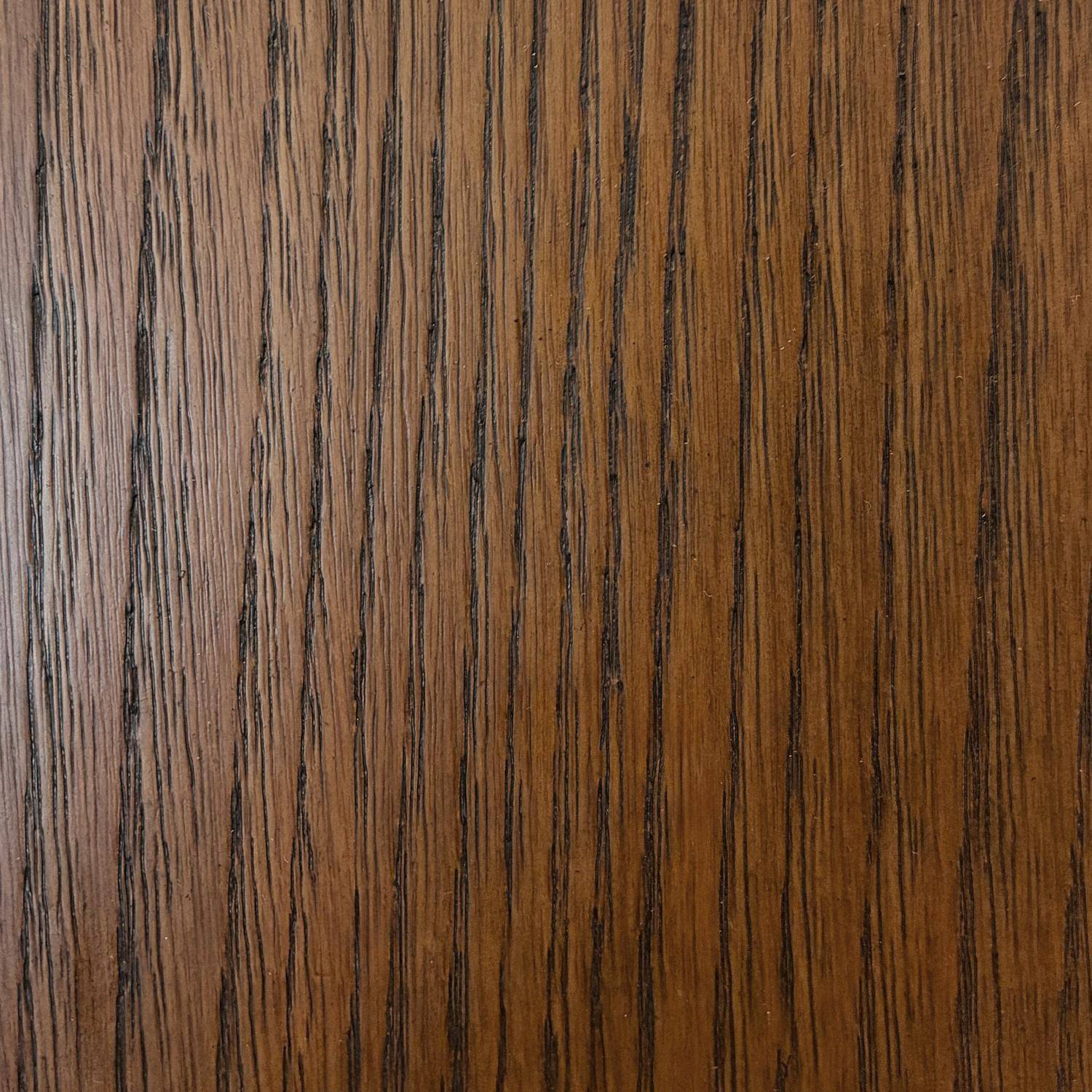 Table à manger oblongue extensible bois d'hévéa et placage chêne noyer 6-8 places 170-210cm - Albane,sweeek,Photo3