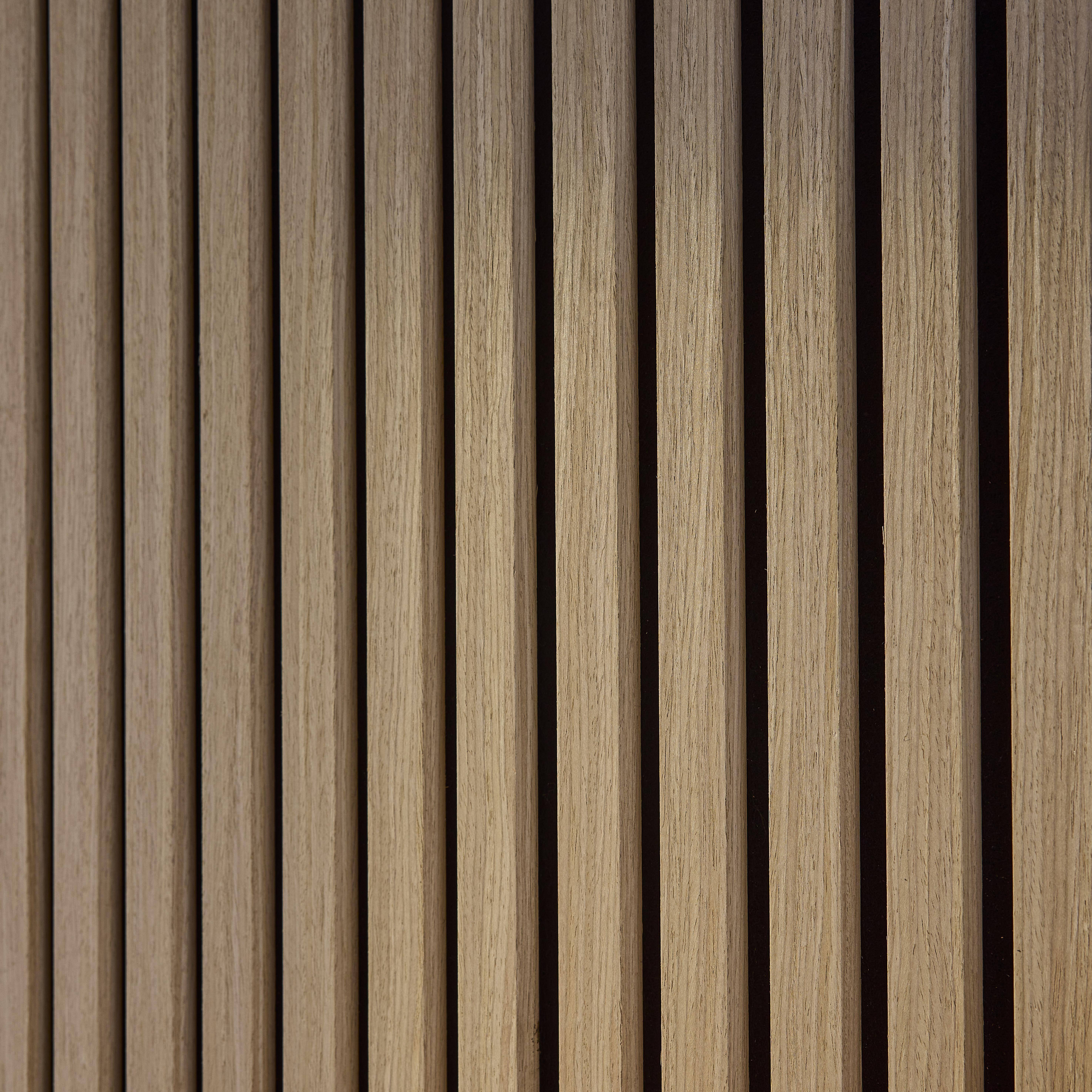 Set de 2 panneaux muraux acoustiques décoratifs en feutrine et MDF chêne 60x120cm - Kyoto Photo4