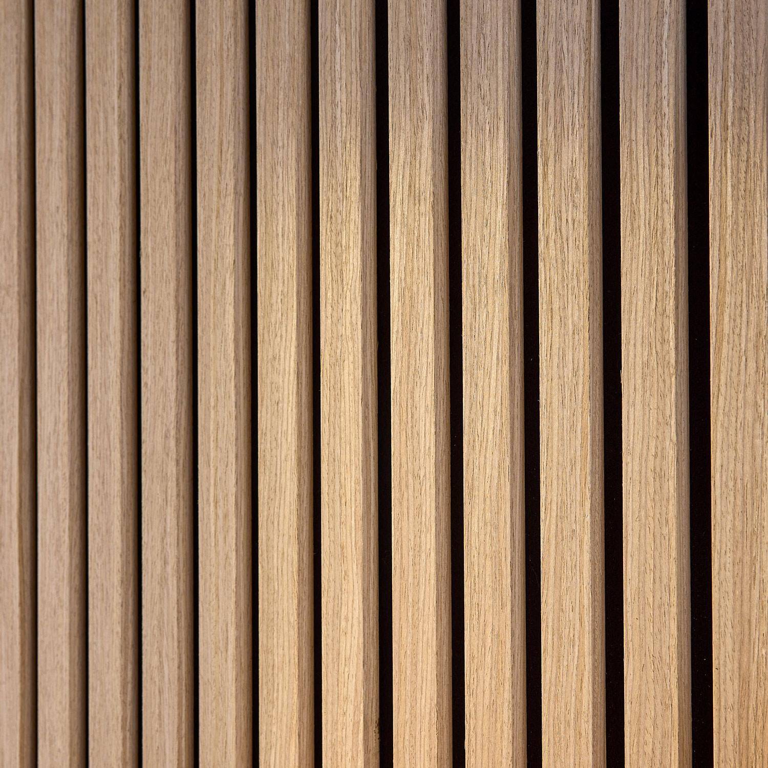 Set of 4 decorative acoustic wall panels oak | sweeek