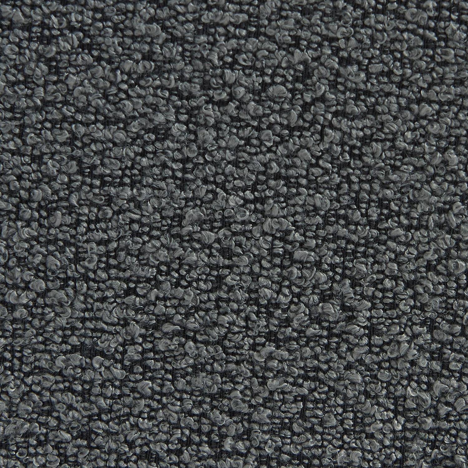 Fauteuil chauffeuse en bouclette texturée anthracite style contemporain 1 place Photo4
