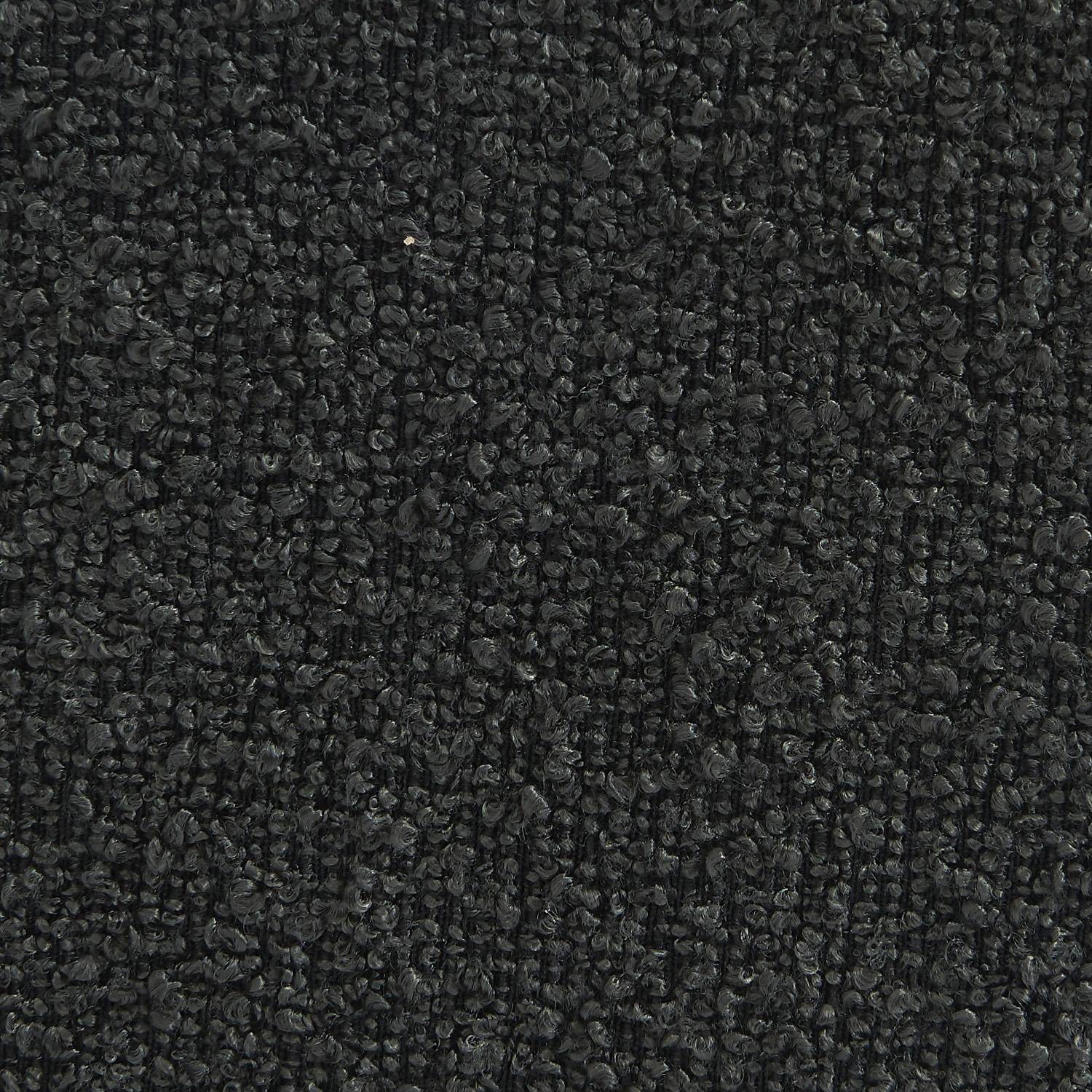 Fauteuil chauffeuse en bouclette texturée noir style contemporain 1 place Photo4
