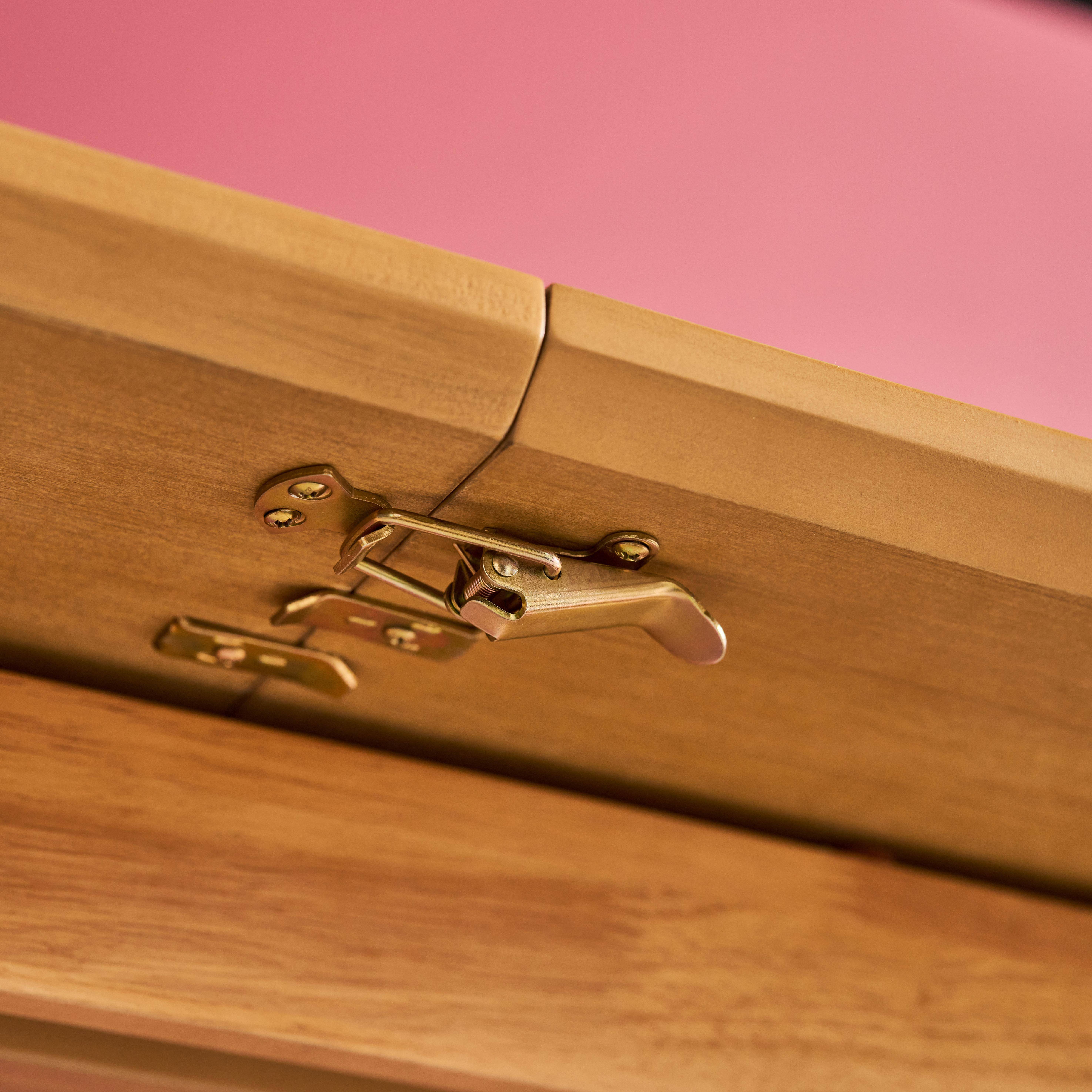 Mesa de comedor rectangular extensible de madera, 6-8 plazas, Albane, Natural, 170x90x76 cm,sweeek,Photo8