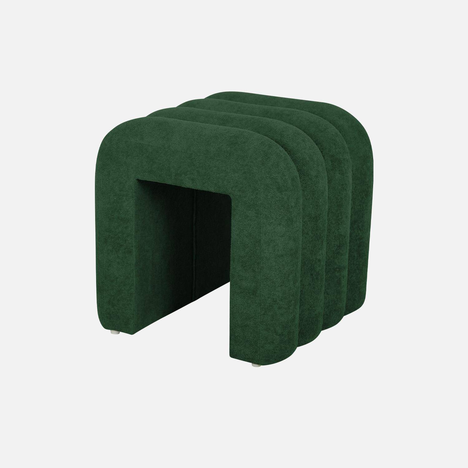 Set di 2 pouf contemporanei, tessuto, Ito, 40x38x40 cm Photo2