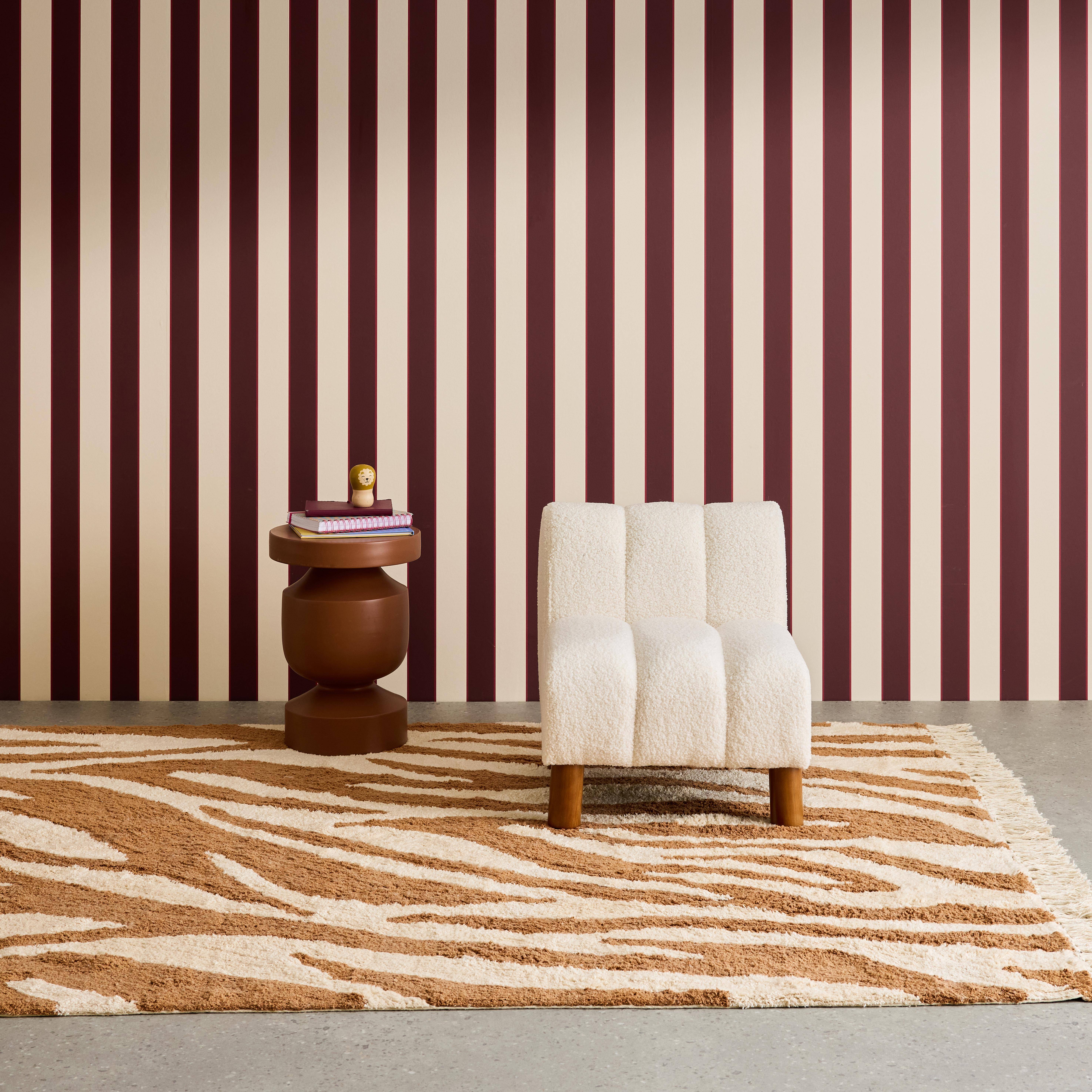 Silla infantil de madera de hevea y borreguito, Angel kids, Blanco, 46x55x52.5 cm,sweeek,Photo2