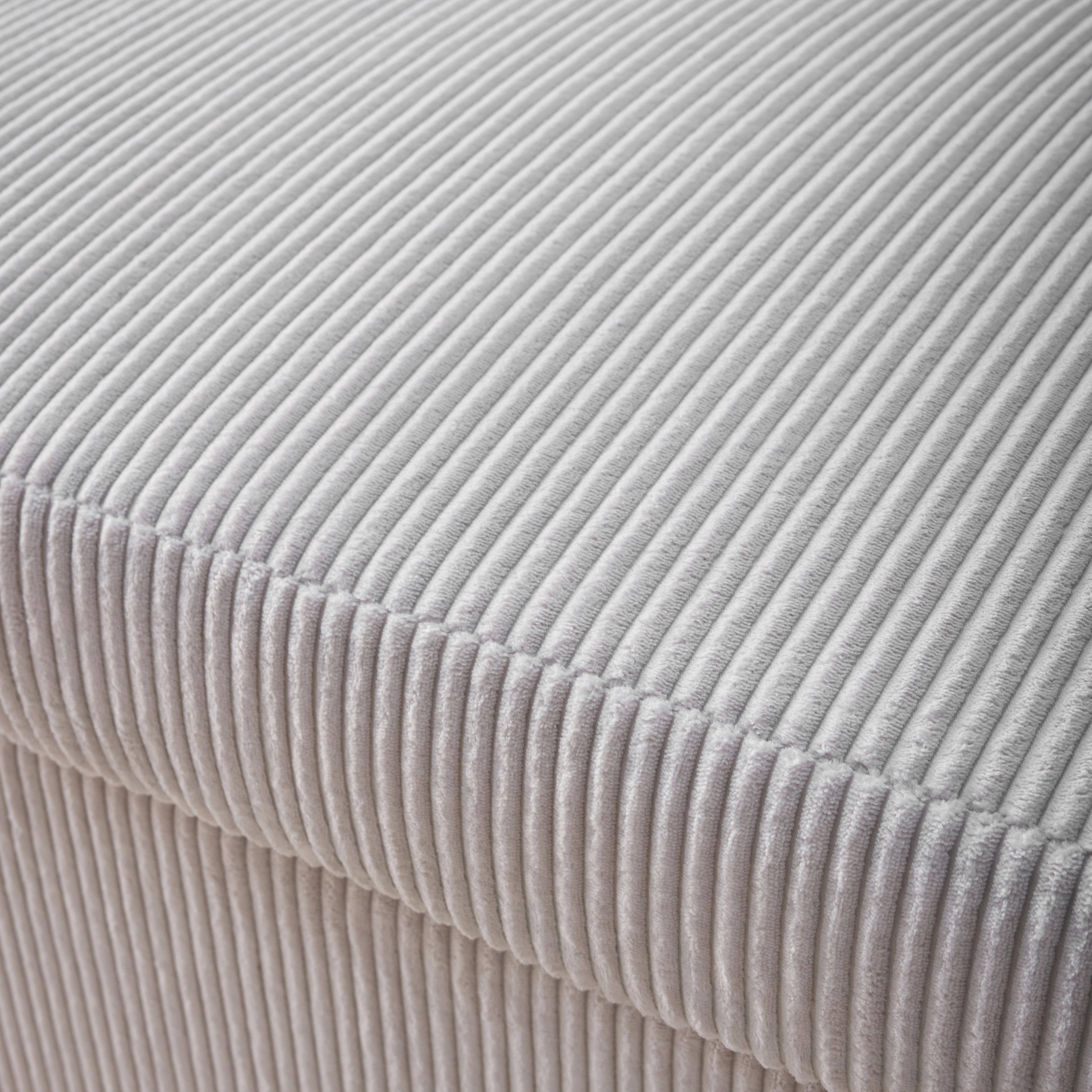 2-Sitzer Schlafsofa mit Cordbezug in weiß B 168 x T 90 x H 88 cm - Lino,sweeek,Photo6