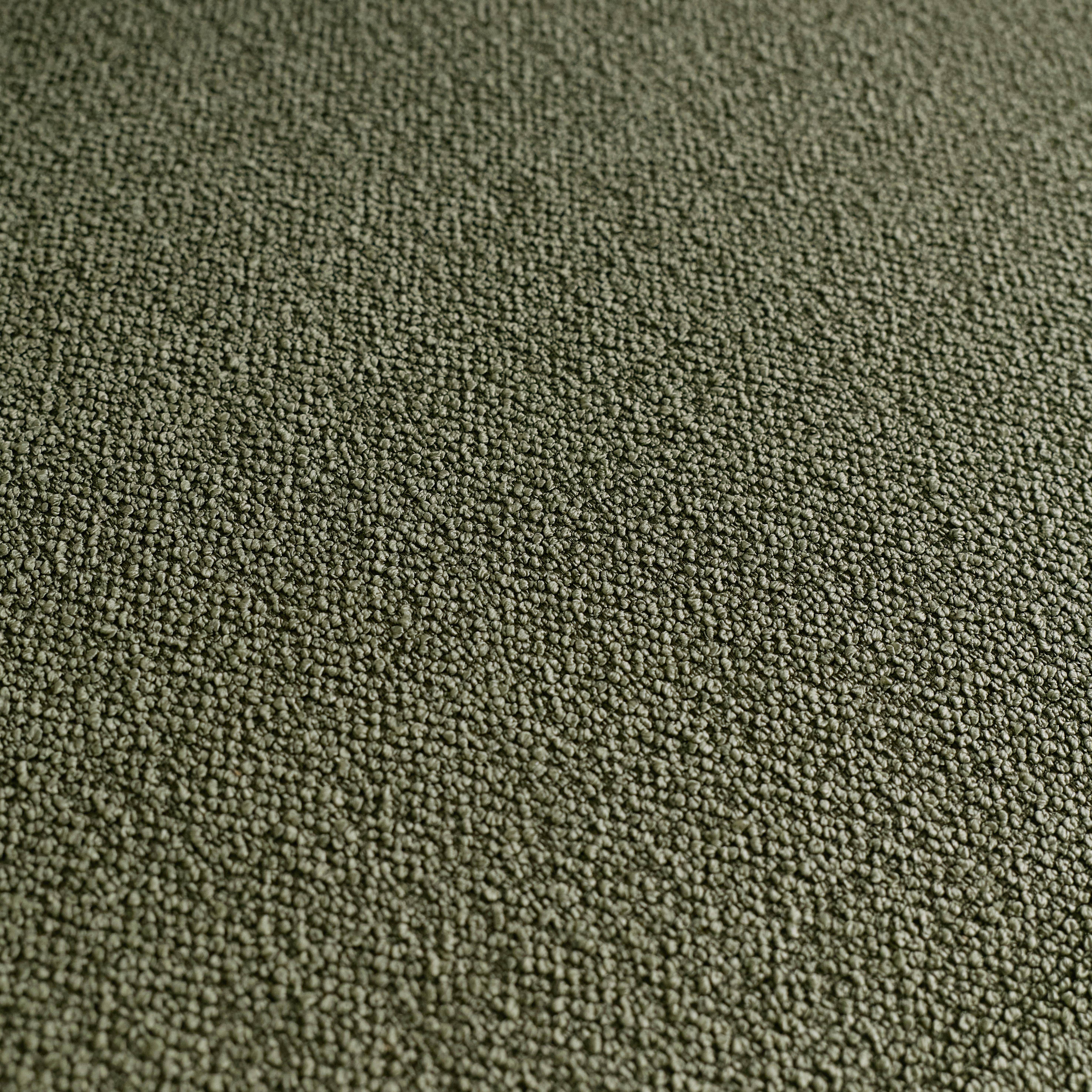 2-Sitzer Schlafsofa aus nussbaumfarbenem Heveaholz mit strukturiertem Bouclé-Bezug in khaki B 133 x T 81 x H 84 cm - Sven Photo6