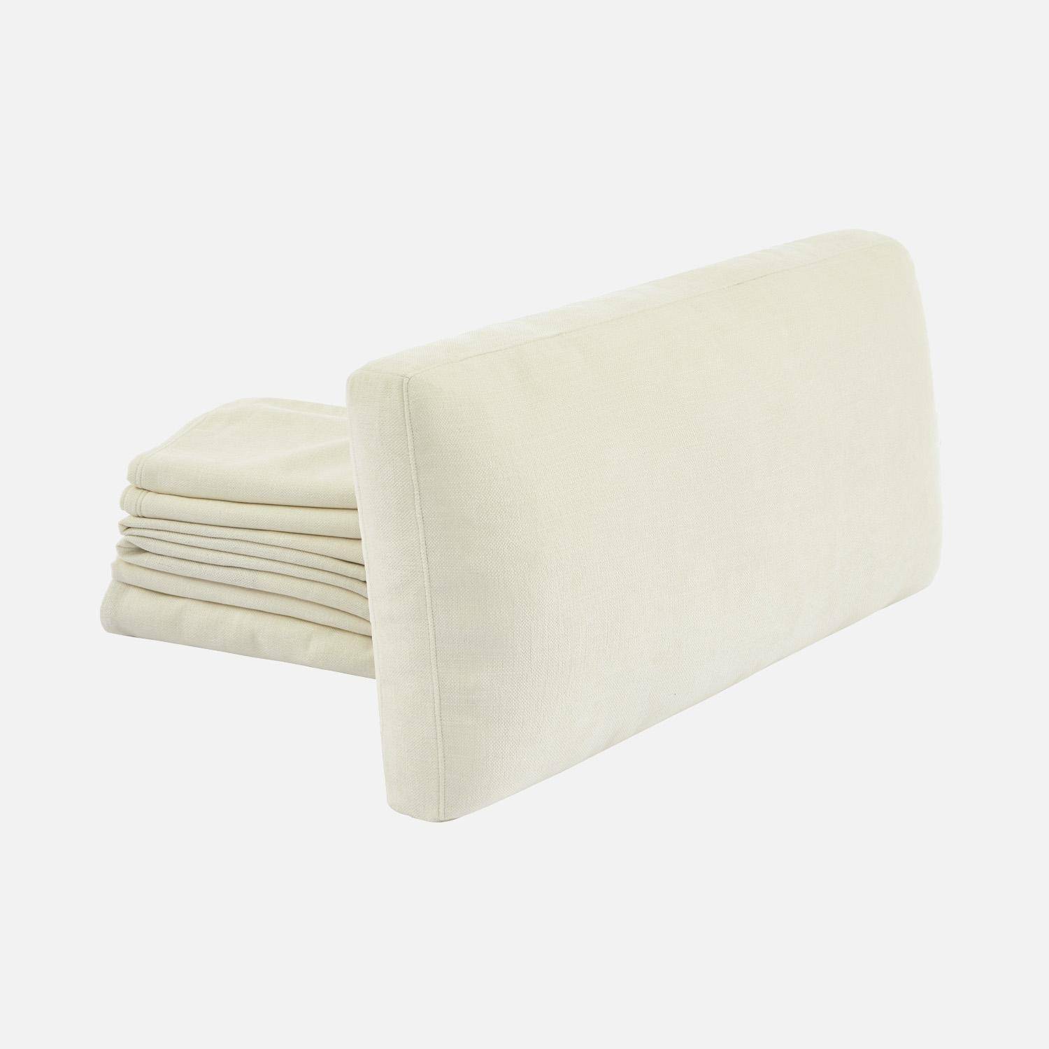 Housse en tissu pour canapé 3 places Neo blanc Photo1