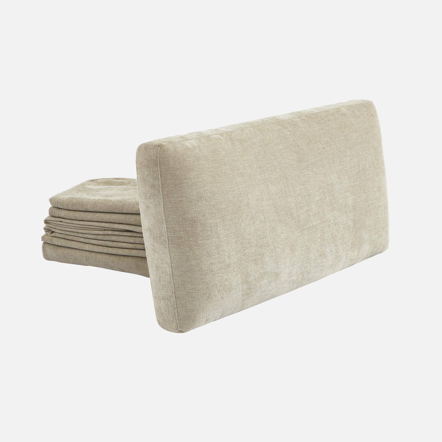 Housse en tissu pour canapé 3 places Neo beige Photo1
