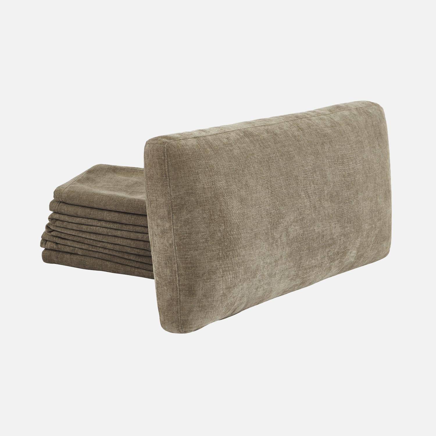 Housse en tissu pour canapé 3 places Neo taupe Photo1