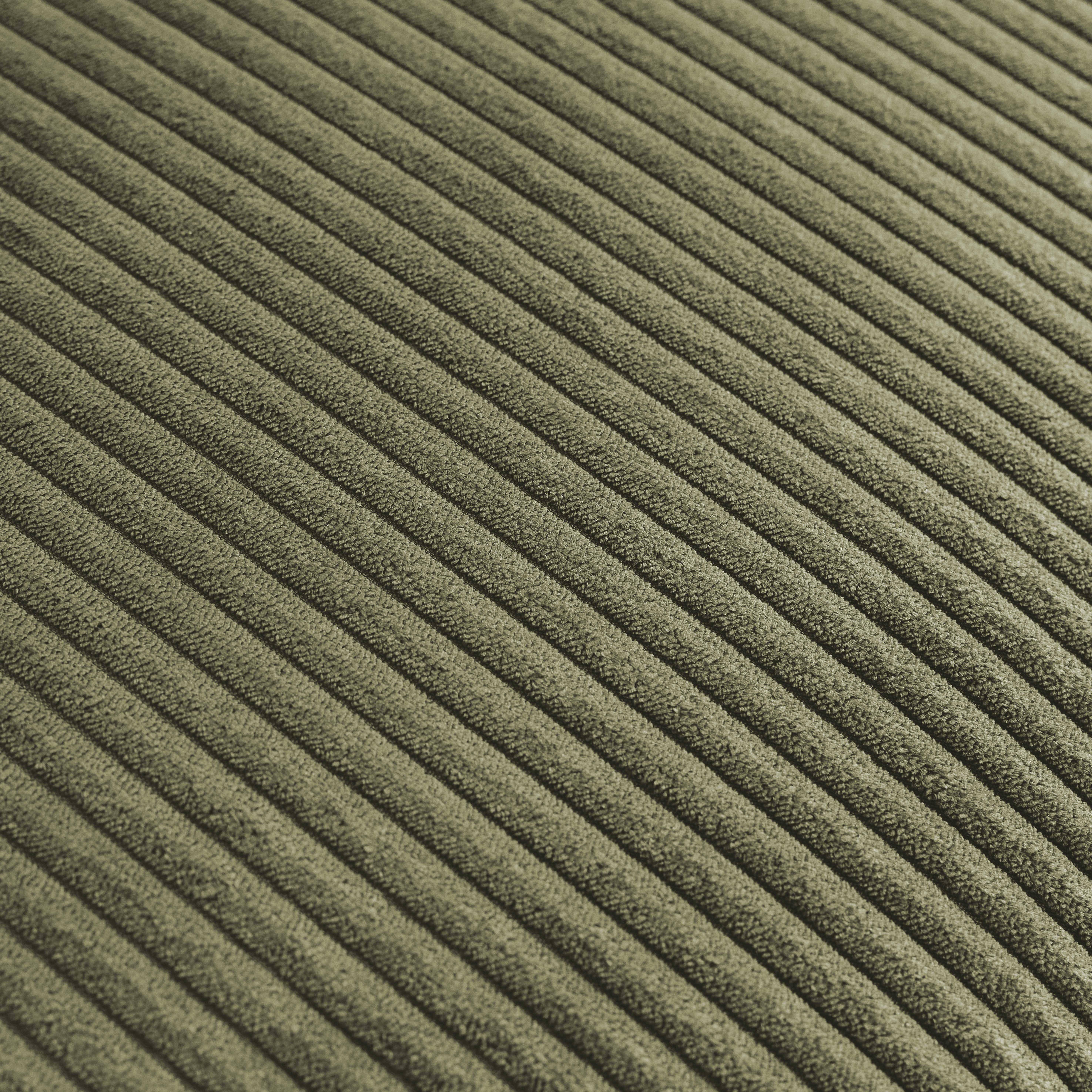 Sofá cama convertible de pana fina de 2-3 plazas, Oskar pana, Verde kaki, 206.5x84x85 cm,sweeek,Photo5