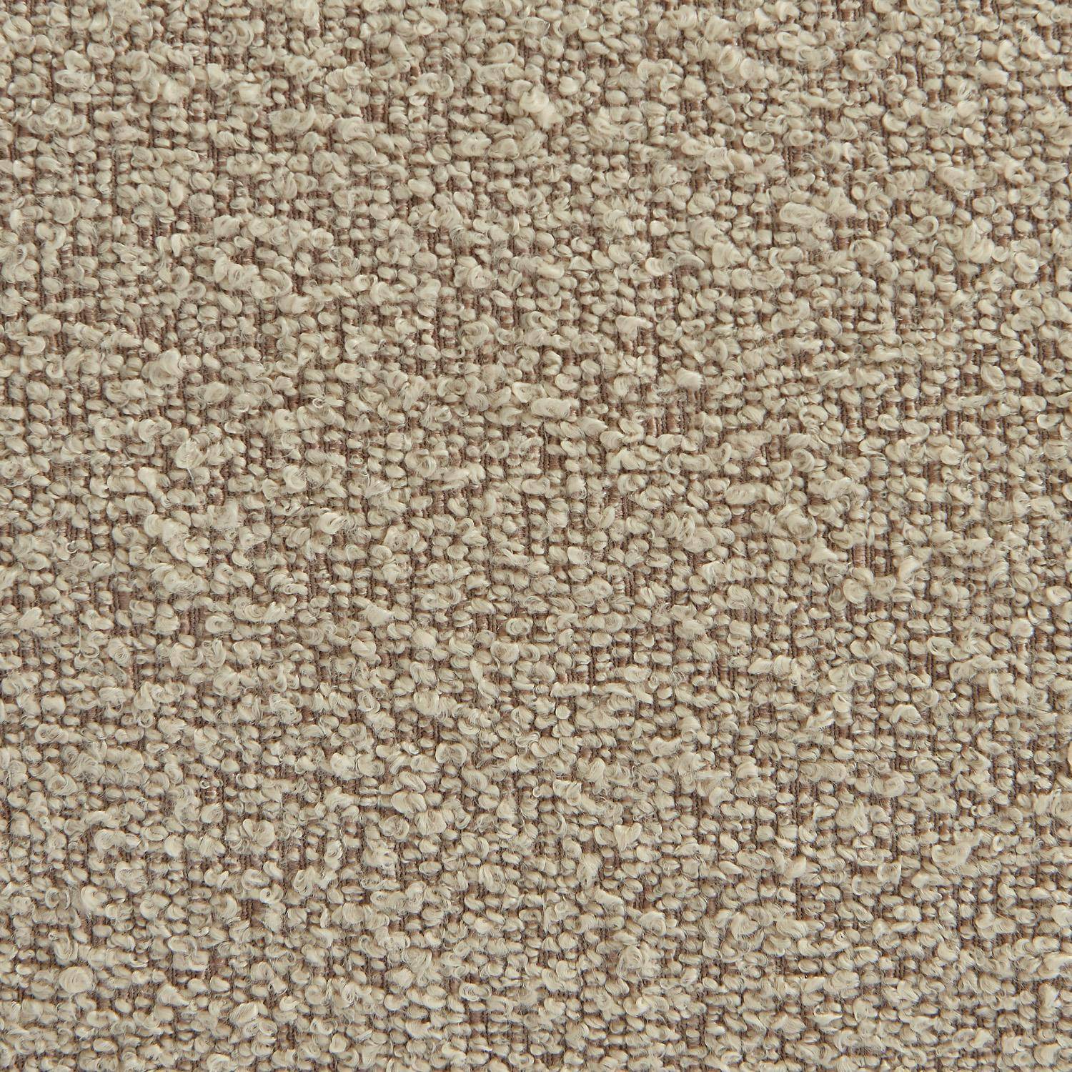 Cadeirão boucle texturizada 1 lugar + descanso para pés, Boni, Beige, 93x104x85 cm Photo4