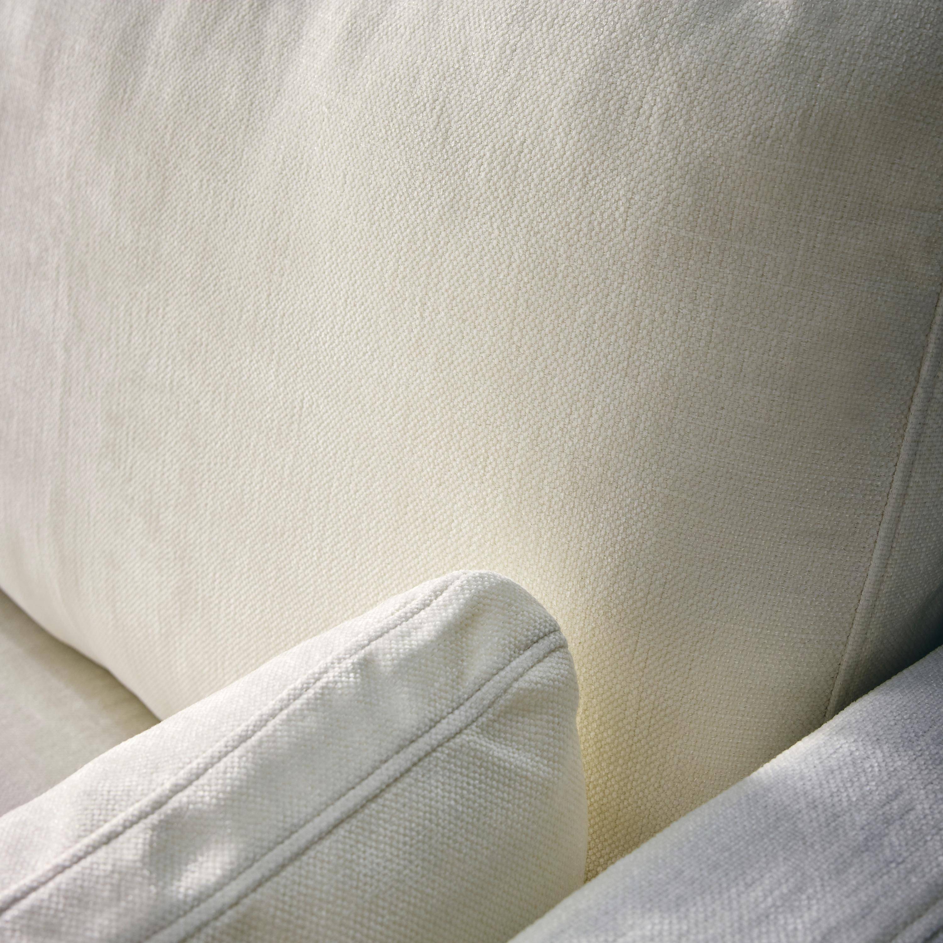 Tweepersoons bank afneembare stoffen hoes wit L 198 x B 88 x H 85cm - Neo,sweeek,Photo5