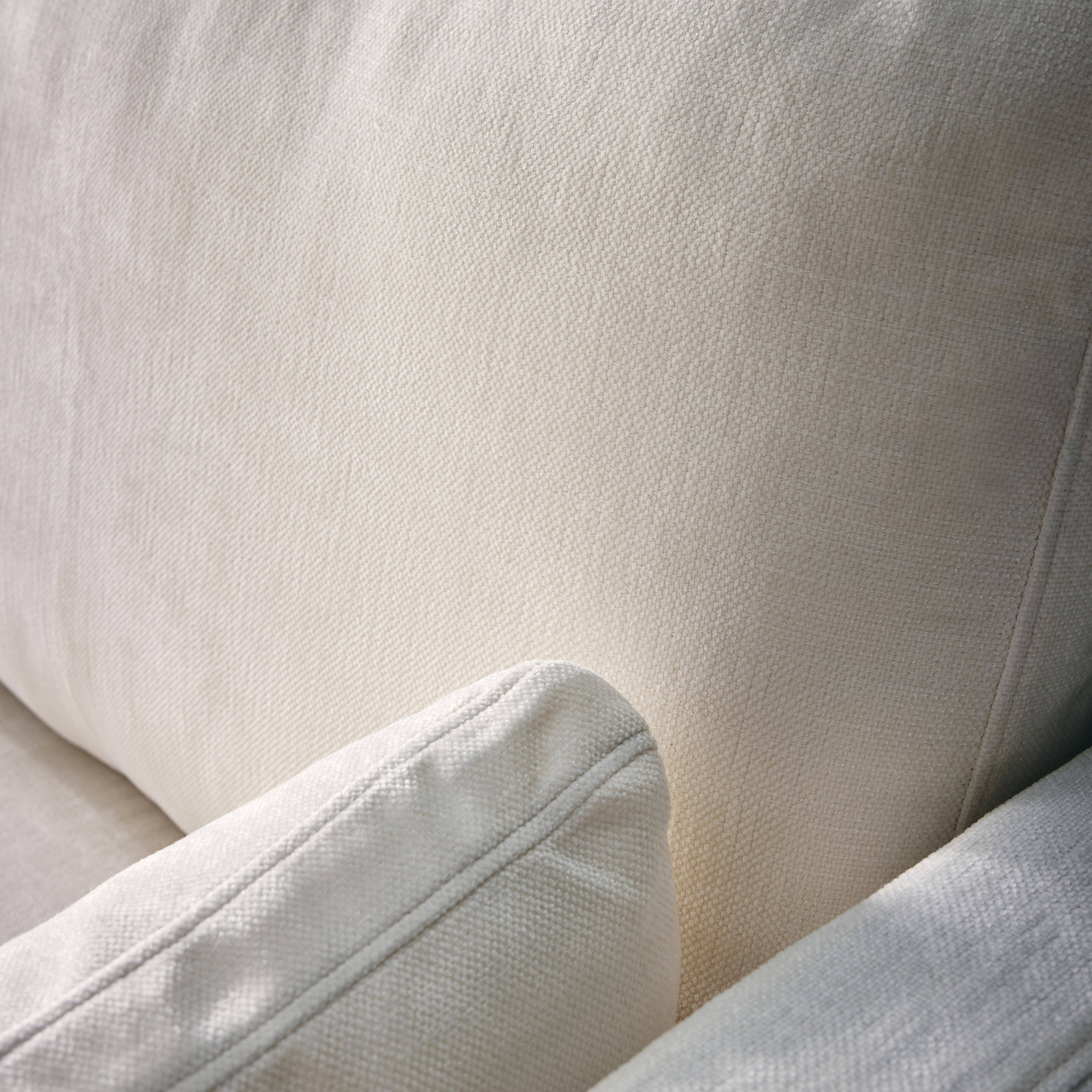 Dwuosobowa sofa z zdejmowanym pokrowcem, biały materiał, dł. 198 x gł. 88 x wys. 85 cm – Neo,sweeek,Photo5