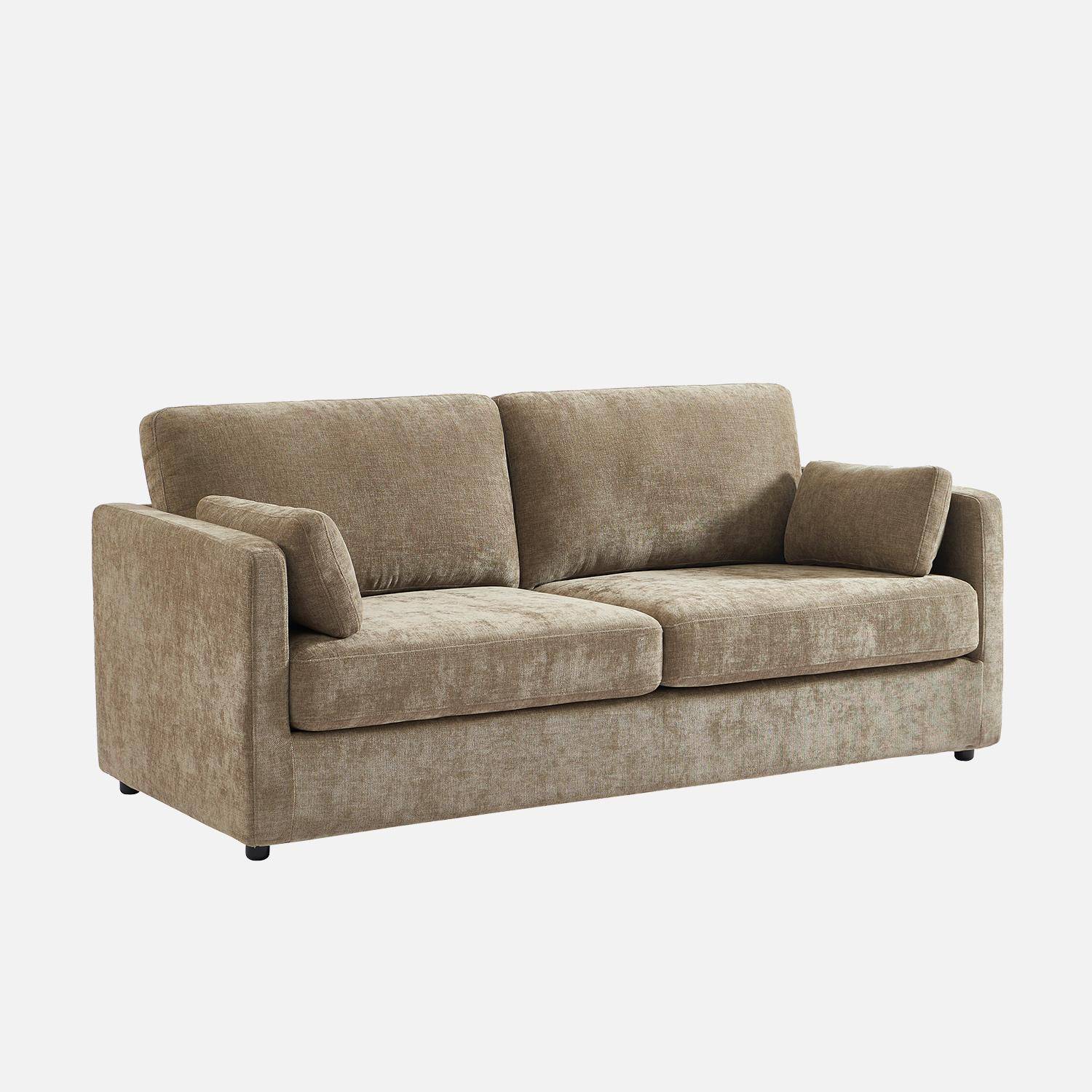 Dwuosobowa sofa z zdejmowanym pokrowcem, kolor taupe, dł. 198 x gł. 88 x wys. 85 cm – Neo,sweeek,Photo6
