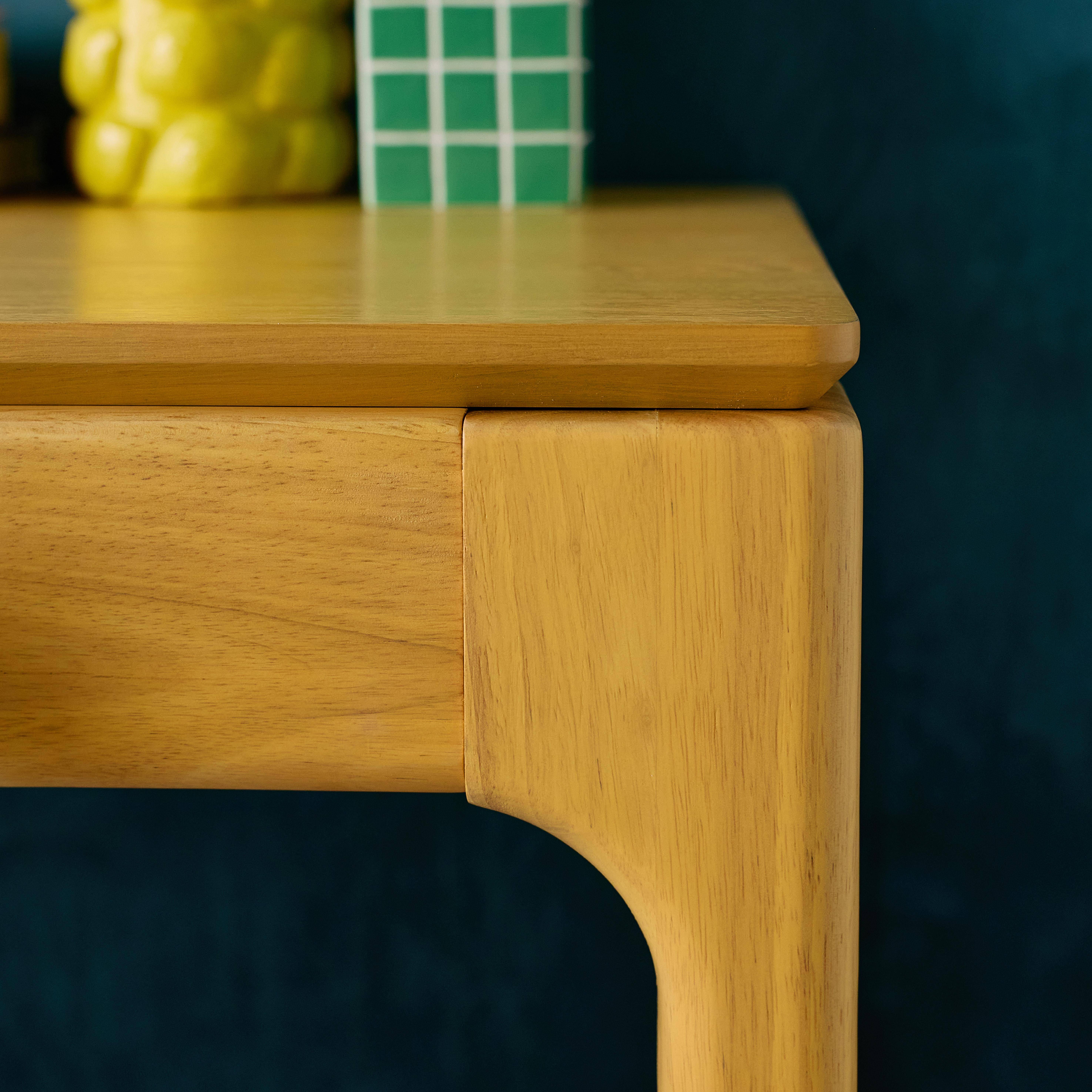 Tafel bureau essenfineer naturel 2 lades - L 120 x B 60 x H 76 cm - Alienor,sweeek,Photo4