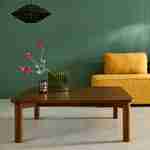Table basse carrée bois d'hévéa placage chêne noyer - 100 x 100 x 35 cm - Solène Photo1 Table basse carrée bois d'hévéa placage chêne noyer - 100 x 100 x 35 cm - Solène Photo1