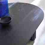 Wydłużony stolik kawowy z drewna kauczukowego z czarną okleiną dębową – dł. 122 x szer. 65 x wys. 35 cm – Gabrielle Photo3 Wydłużony stolik kawowy z drewna kauczukowego z czarną okleiną dębową – dł. 122 x szer. 65 x wys. 35 cm – Gabrielle Photo3