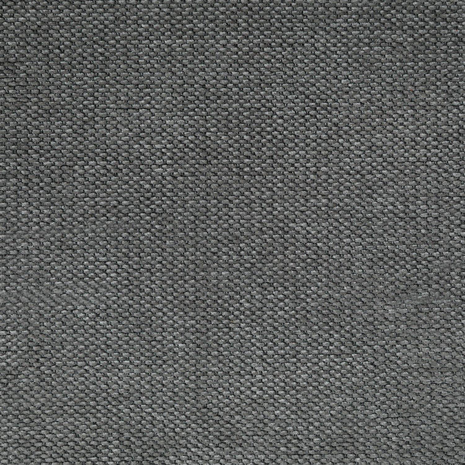 Chaise de bureau à roulettes ajustable métal et tissu gris - L 57 x P 57 x H 85/94,5cm - Stan Photo4