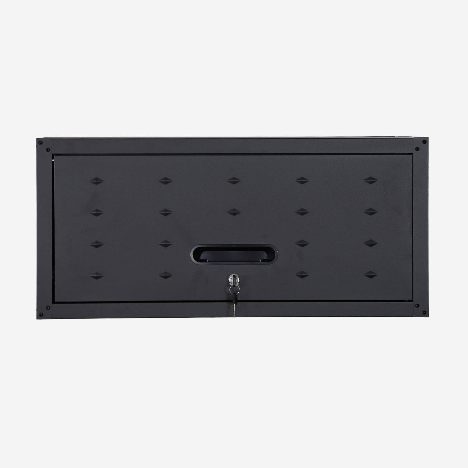 Lot de 2 meubles hauts de rangement pour garage,sweeek,Photo4
