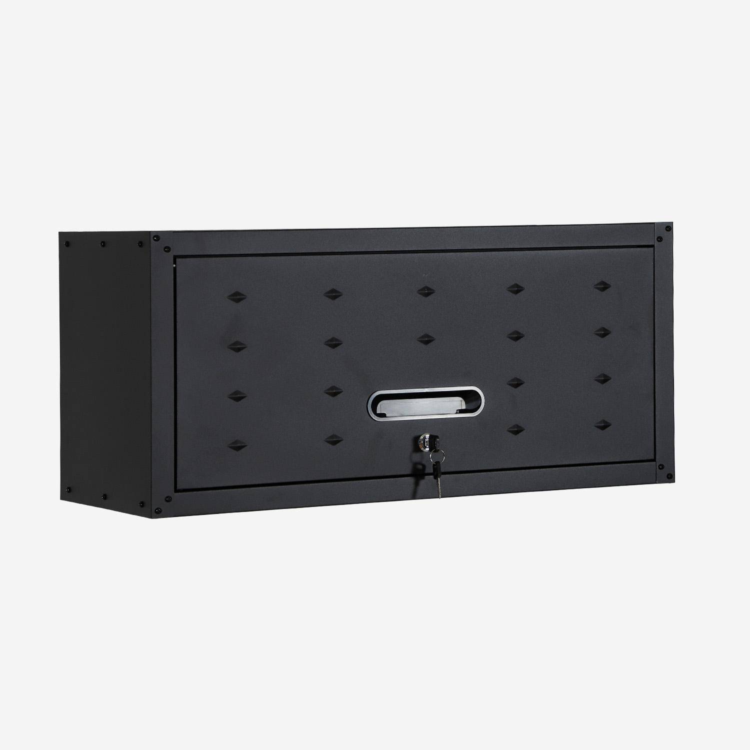 Lot de 2 meubles hauts de rangement pour garage Photo2
